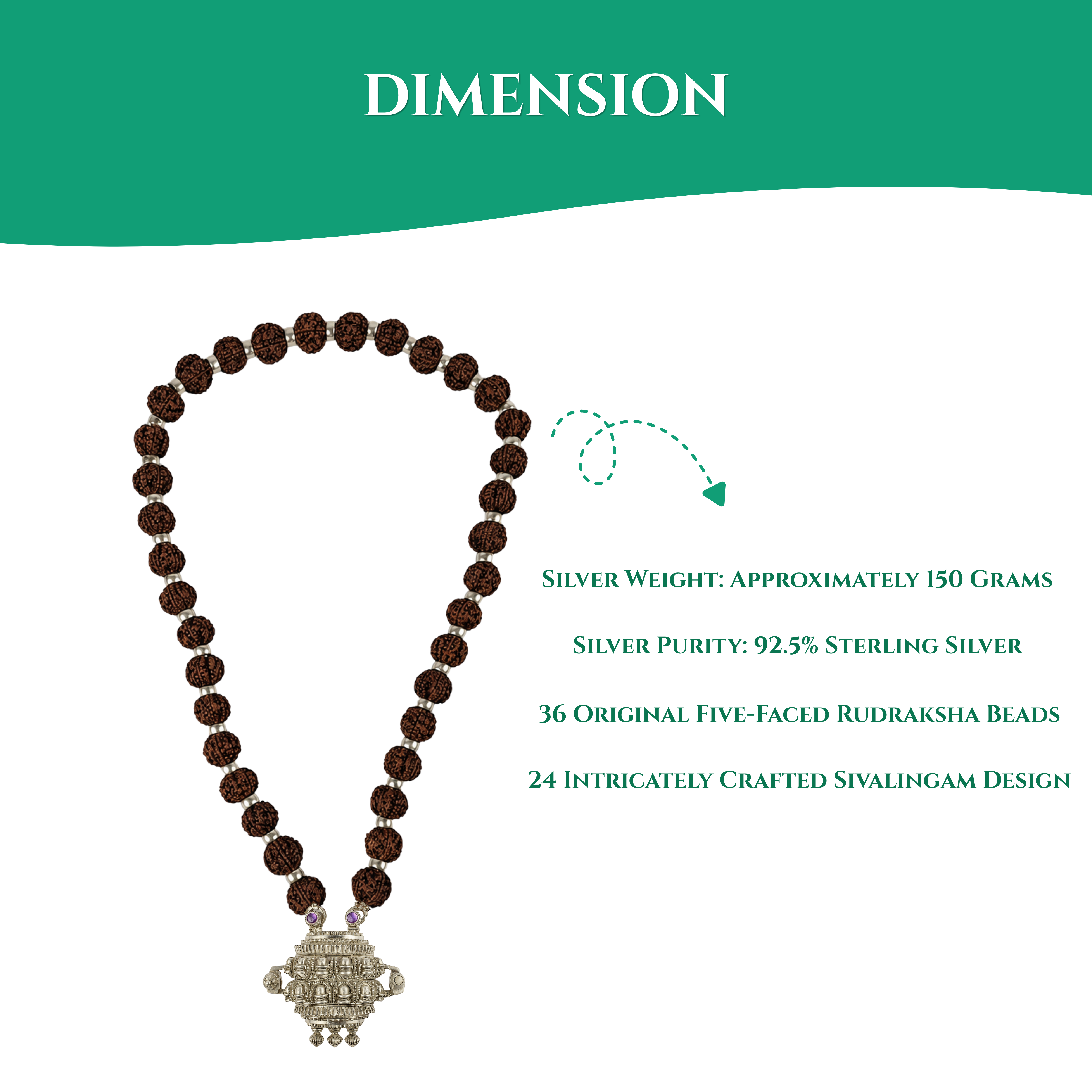24 Sivalingam Sacred Magarakandi Box