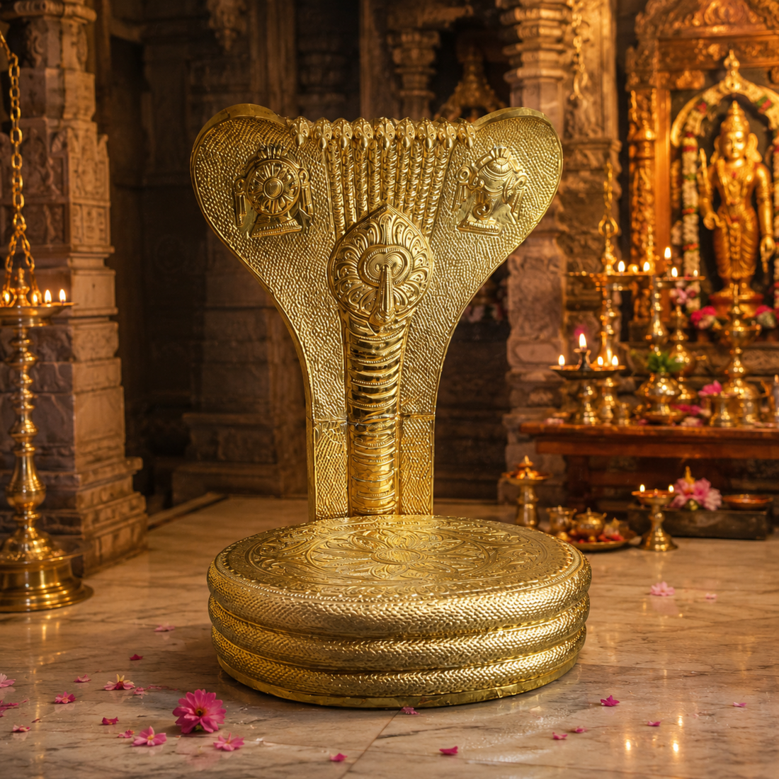 Aadhisesan Peetam (Brass)