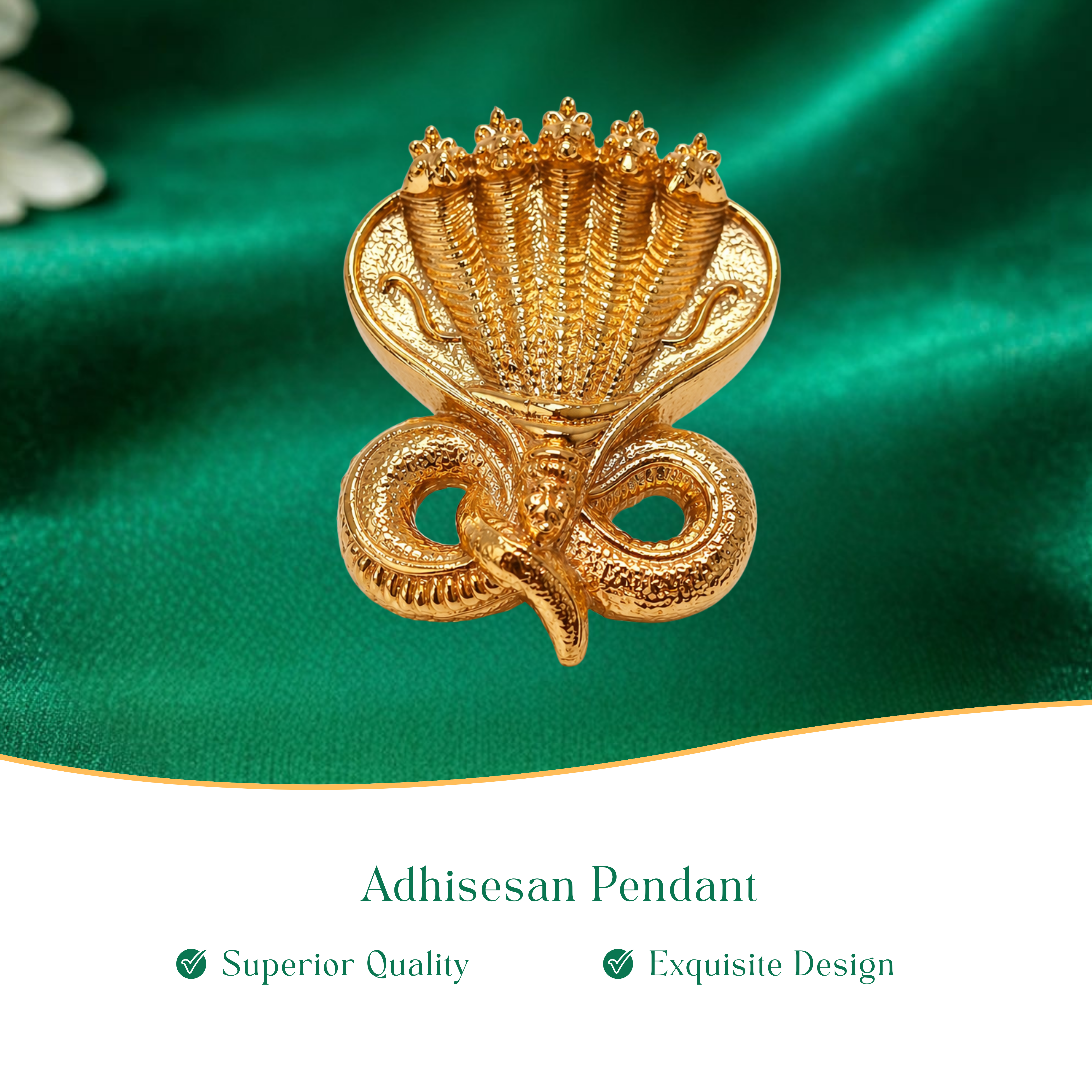 Aadhisesan Pendant (Naagam)