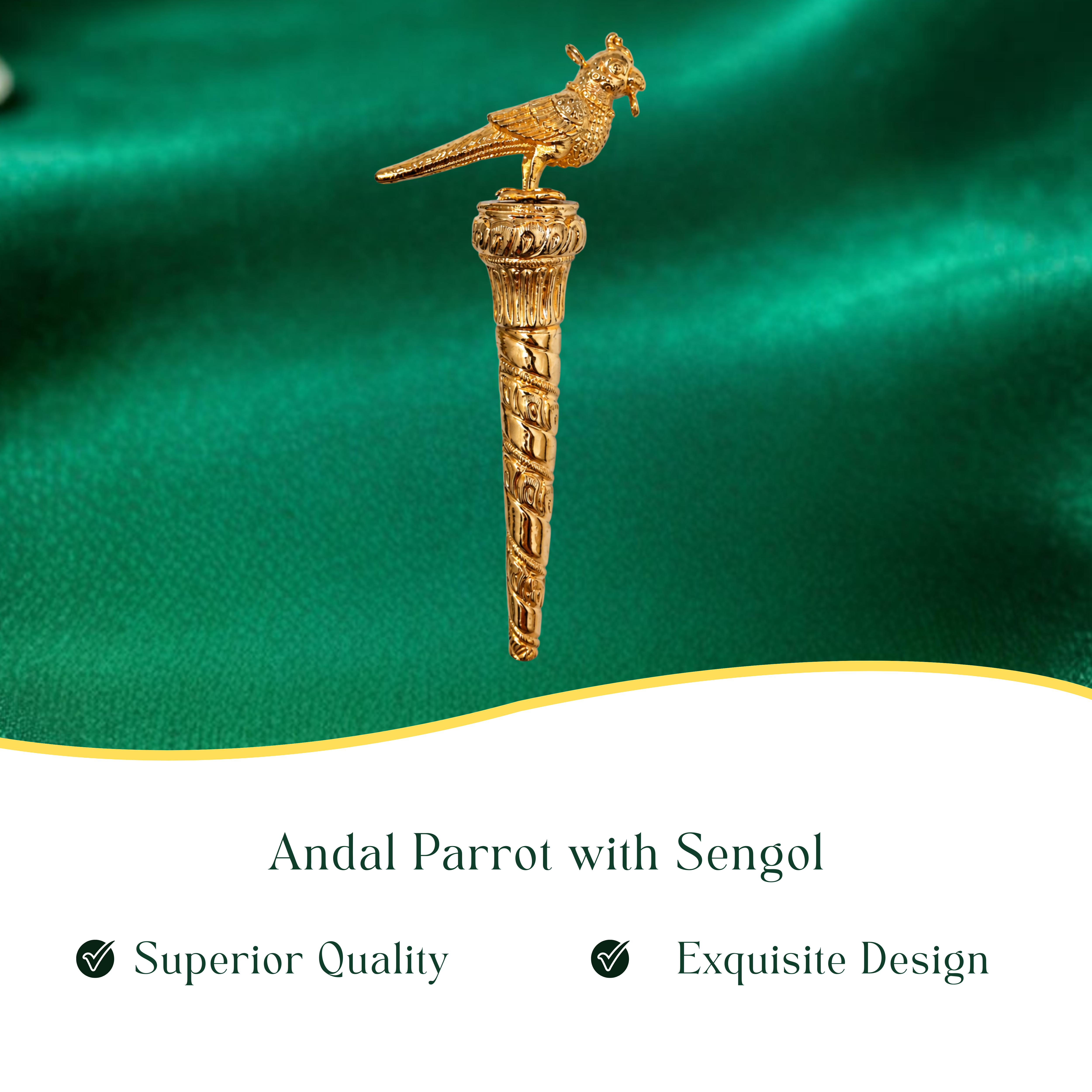 Aandaal Parrot (Kili) With Sengol