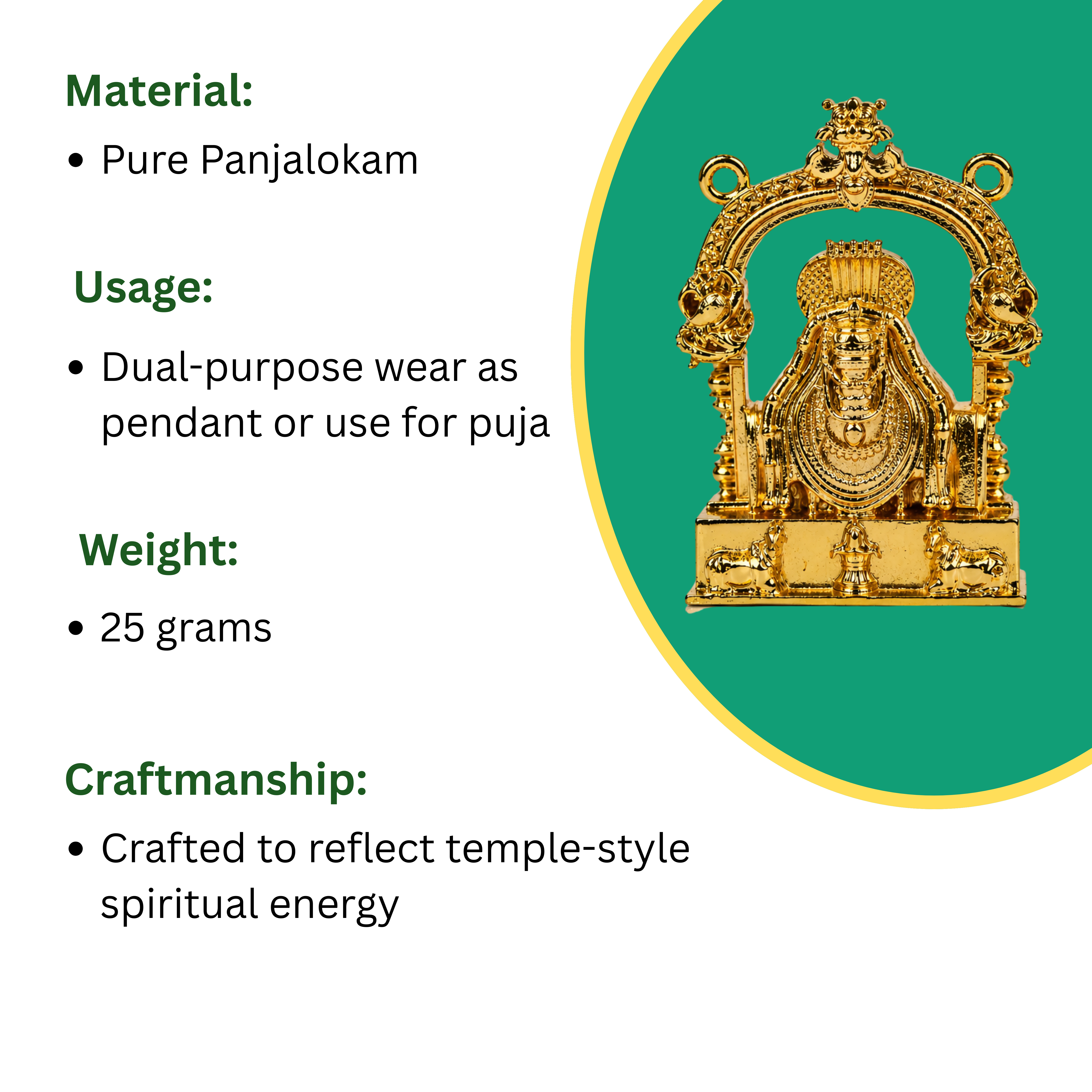 Annamalaiyar Pendant