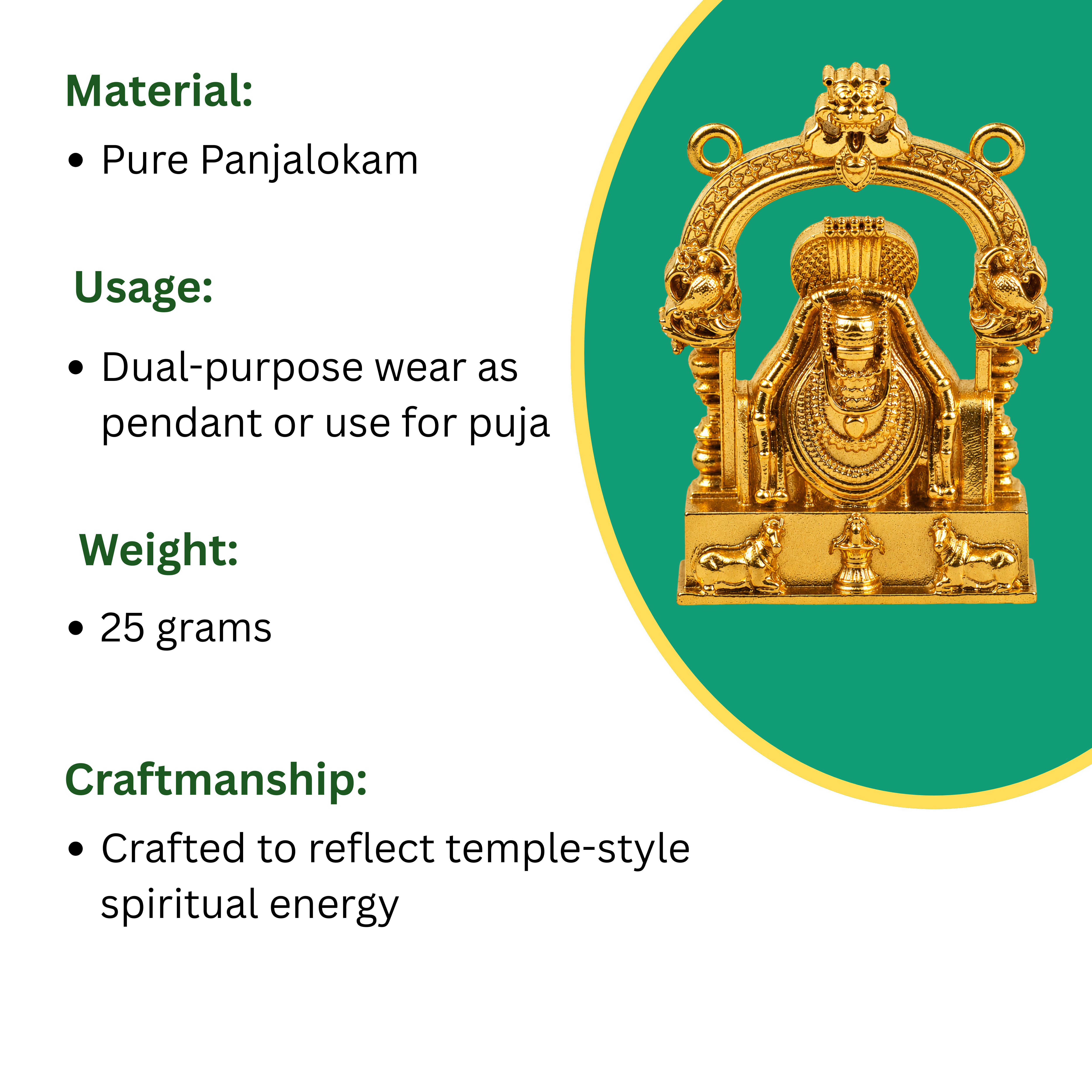 Annamalaiyar Pendant