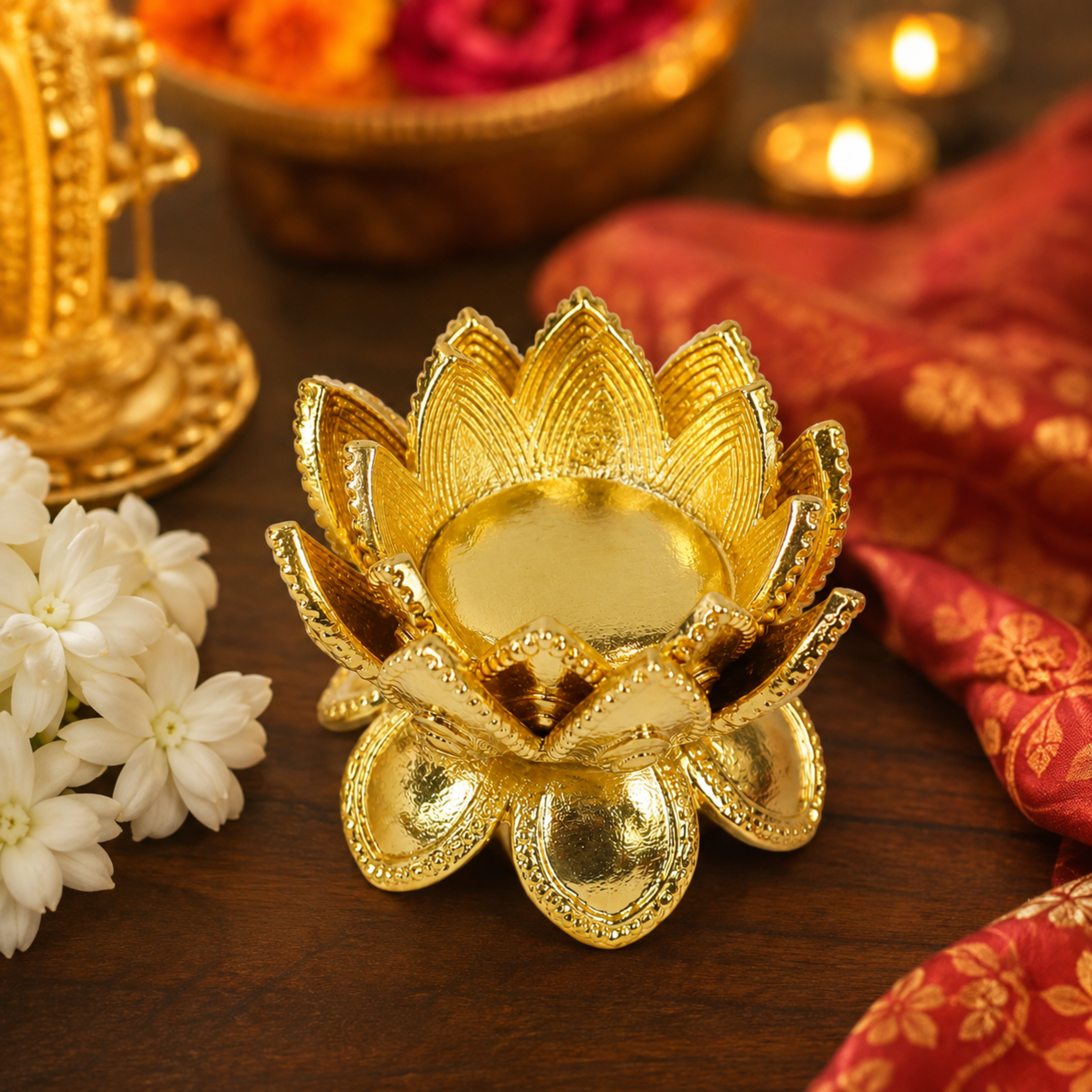 Ashtadala Padma Aradhana Flower Set For Lord Srinivasa Perumal