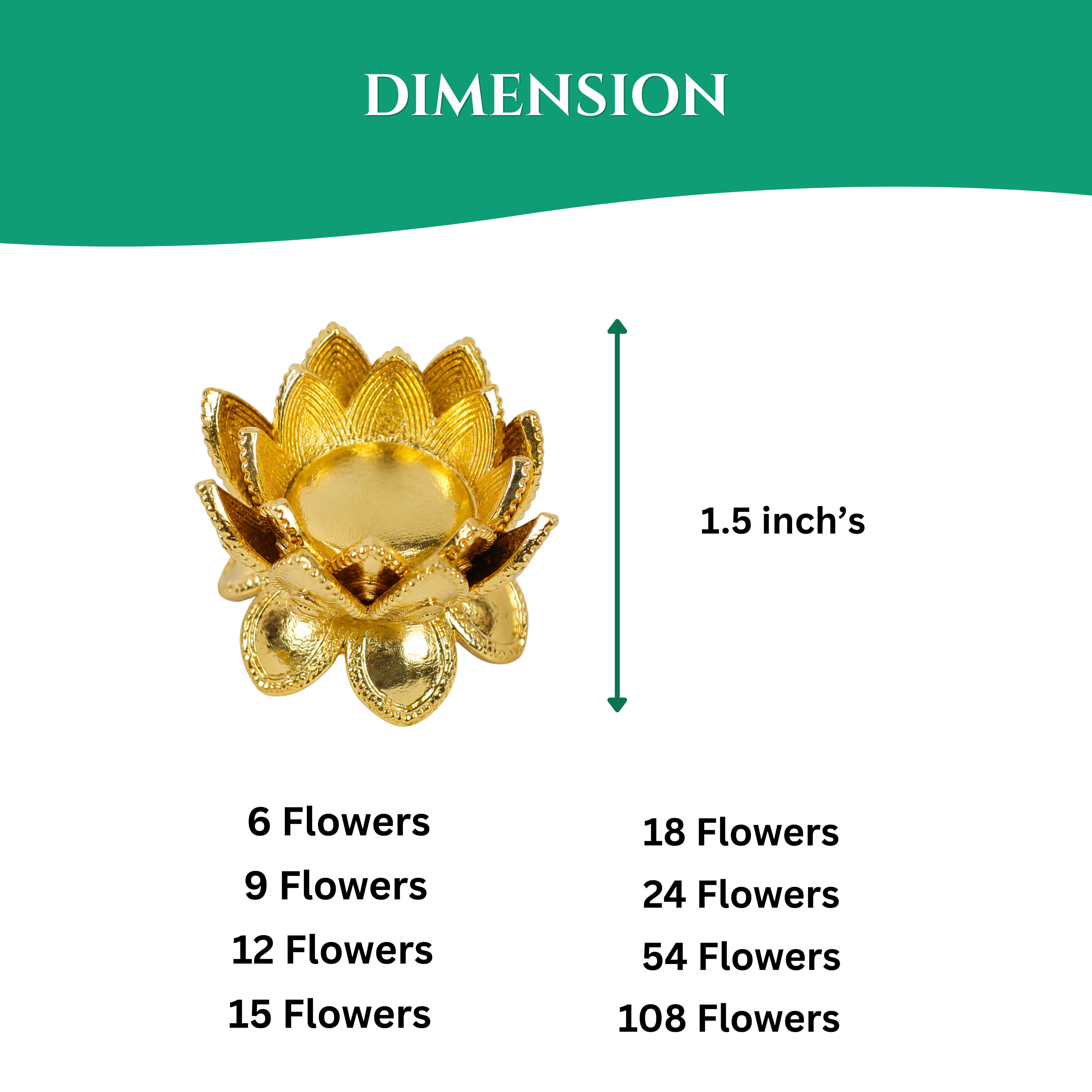 Ashtadala Padma Aradhana Flower Set For Lord Srinivasa Perumal
