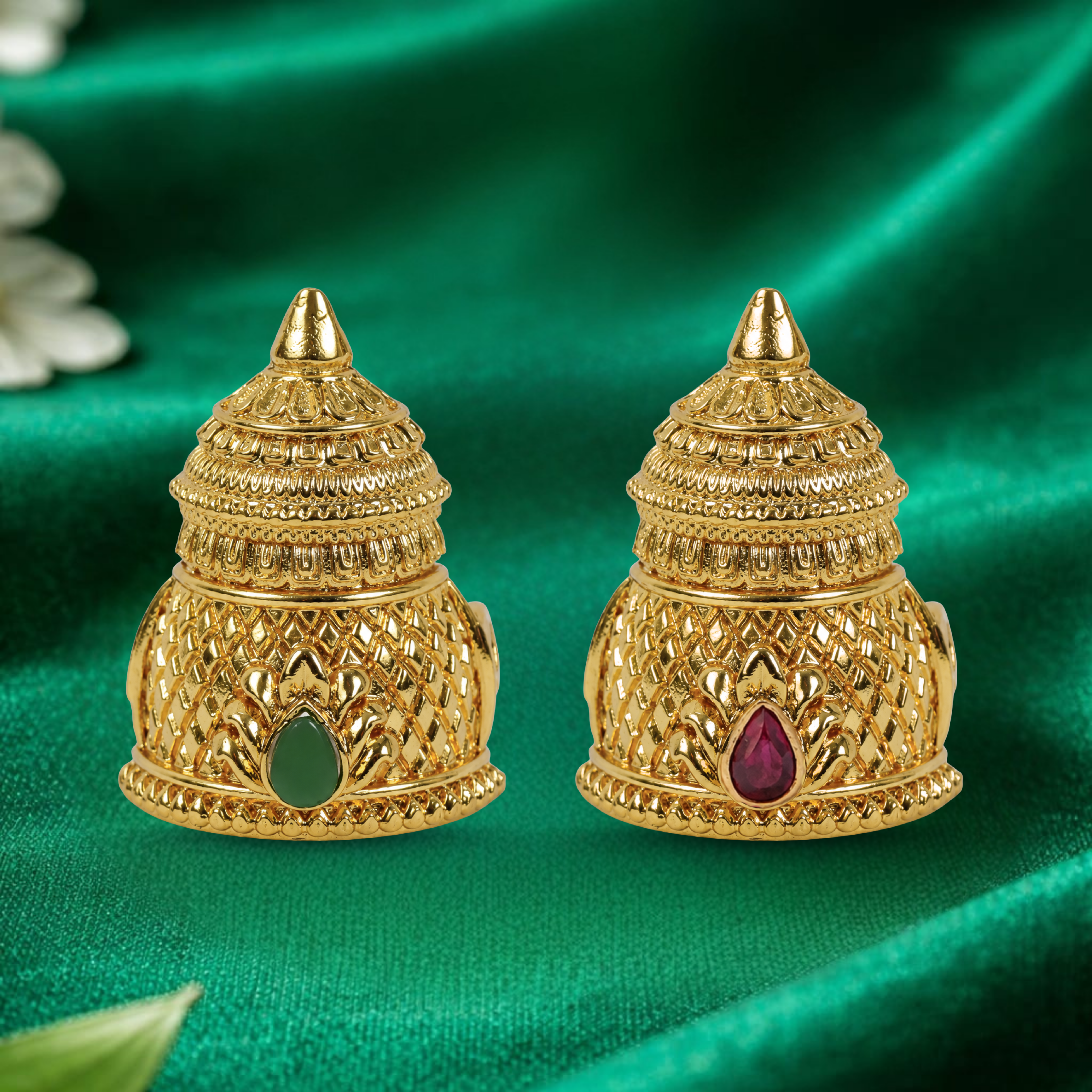 Half Crown Set For Home Temple & Deities (2 Crowns)