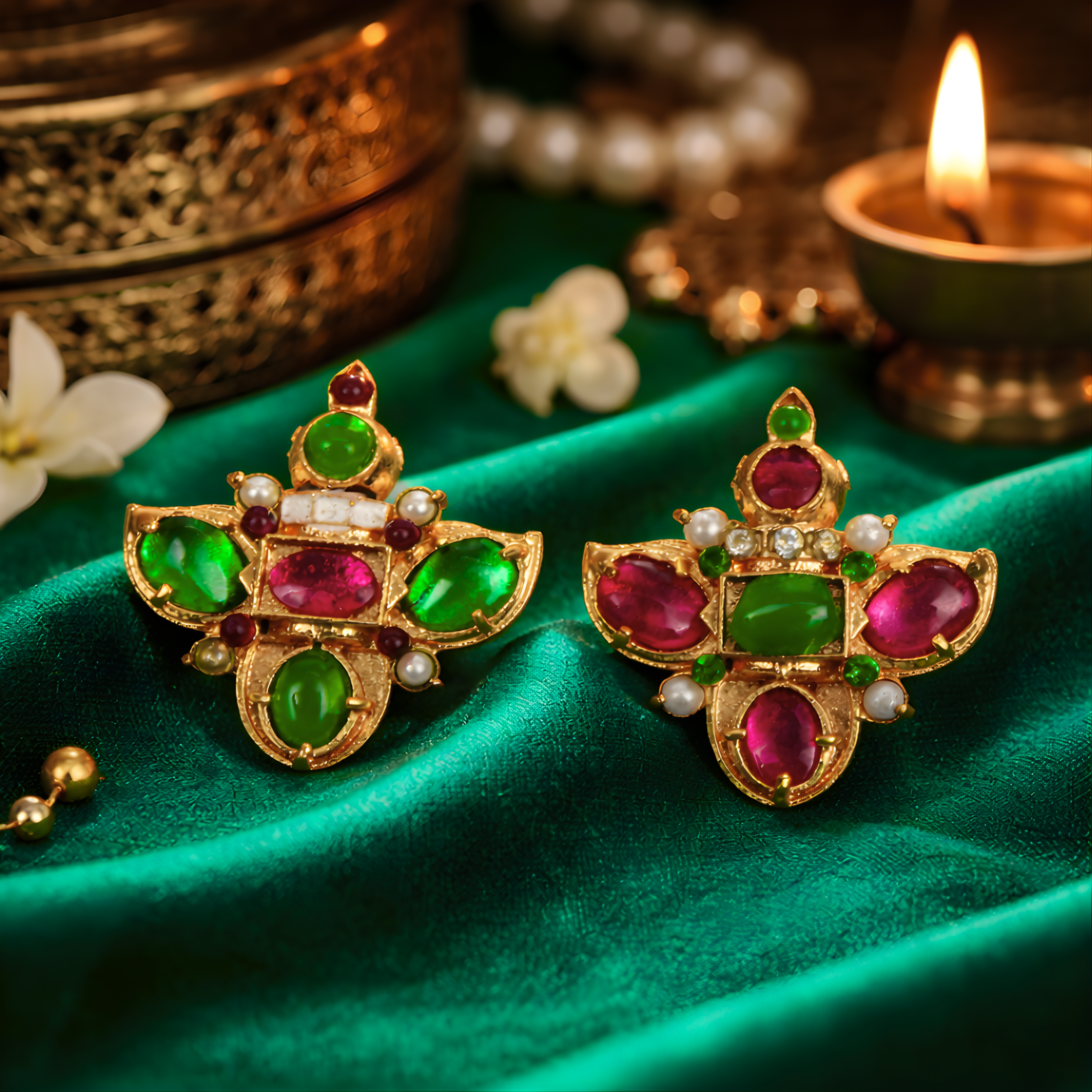 Panchaloha Ear Ring (Vandu Pathakkam)