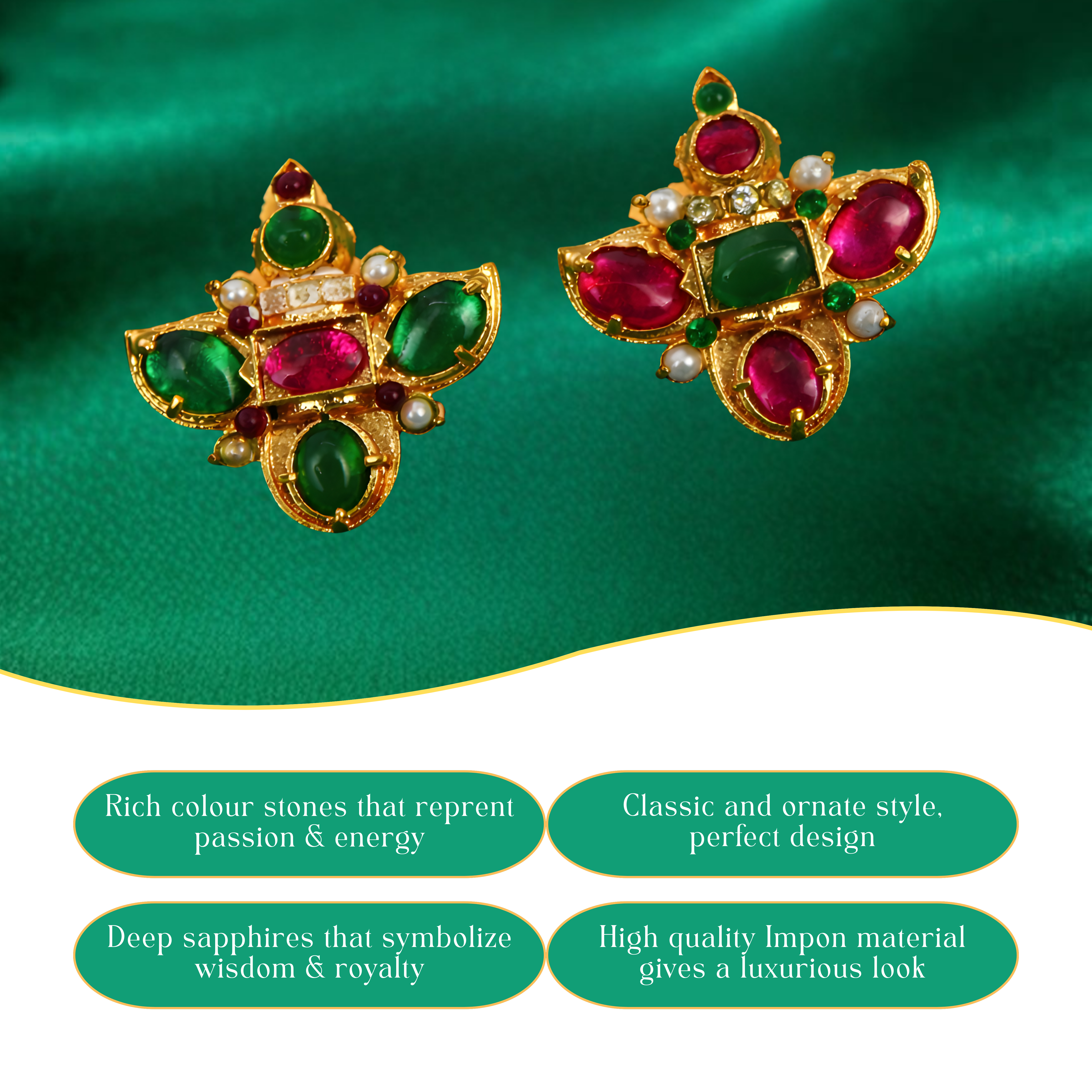 Panchaloha Ear Ring (Vandu Pathakkam)