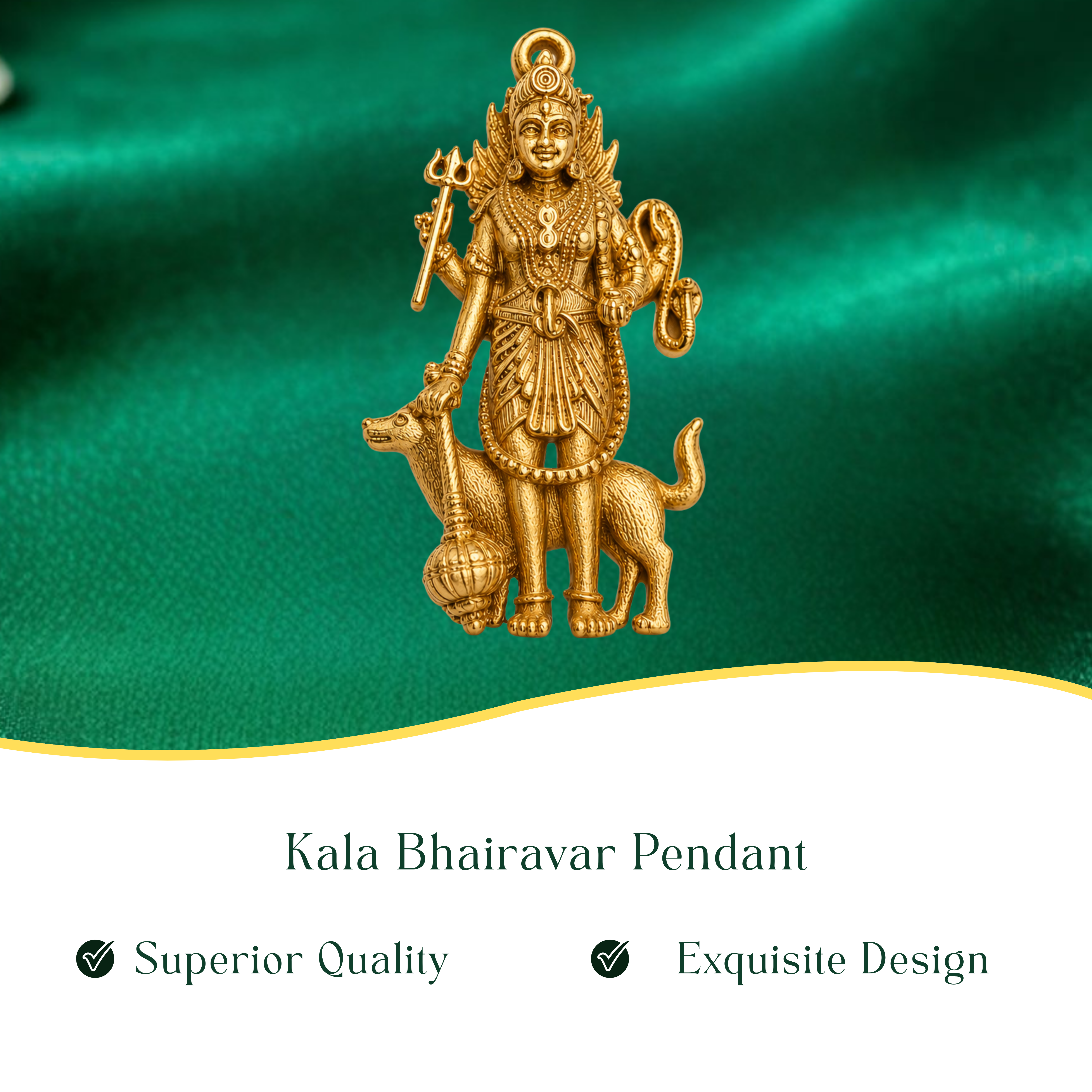 Kaala Bhairavar Pendant