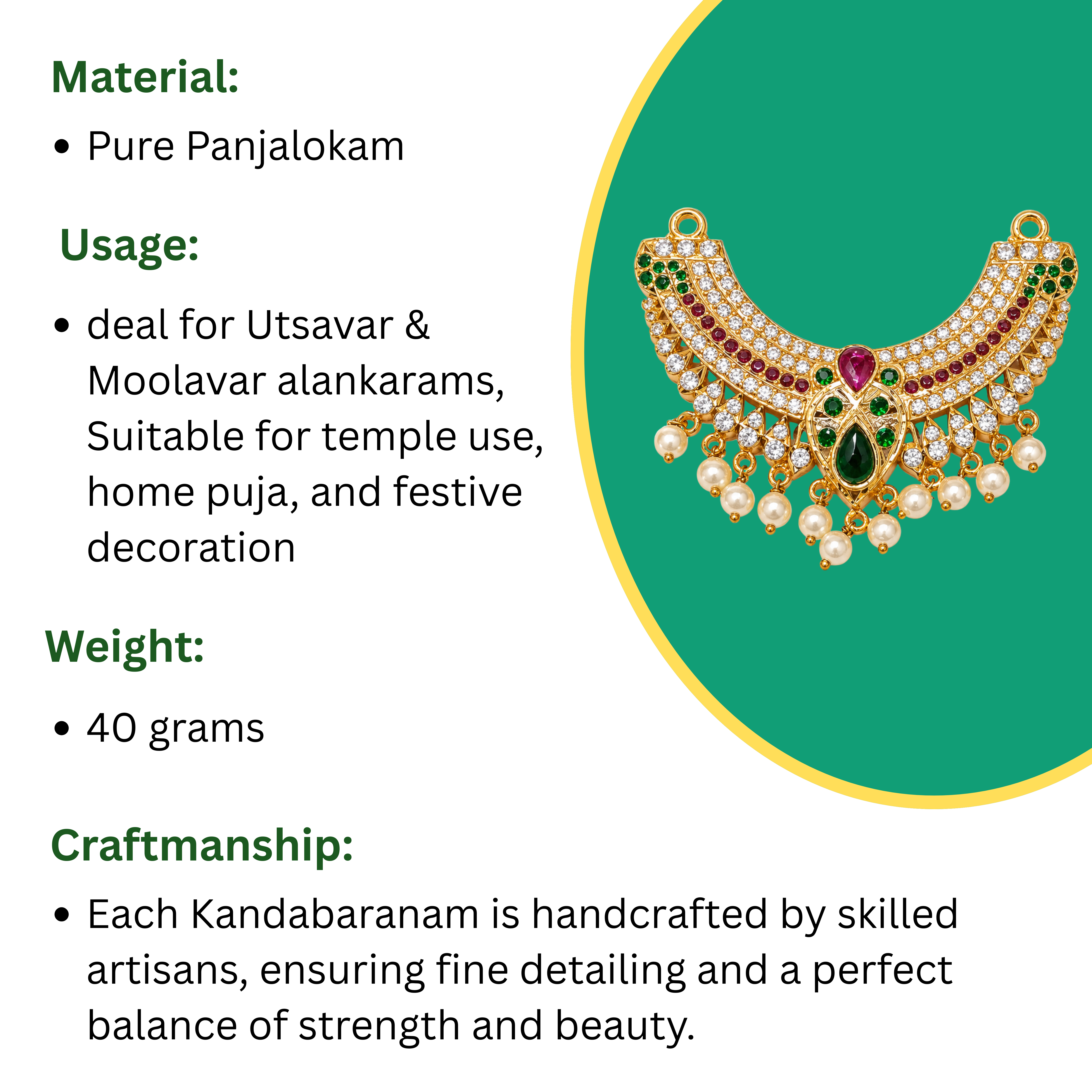 Kandabaranam (Sacred Necklace)
