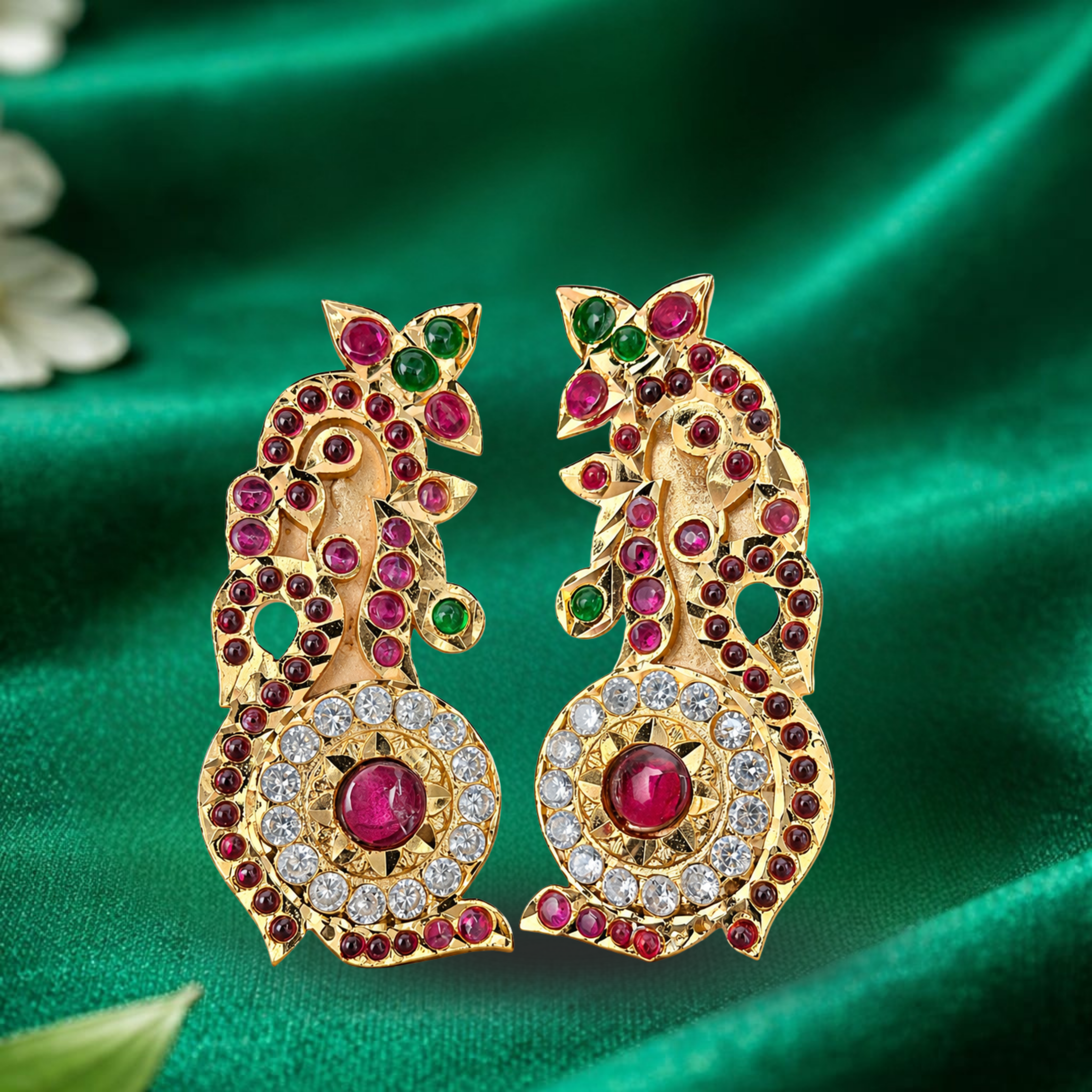 Karnapathram (Ear Ring) Parrot Design