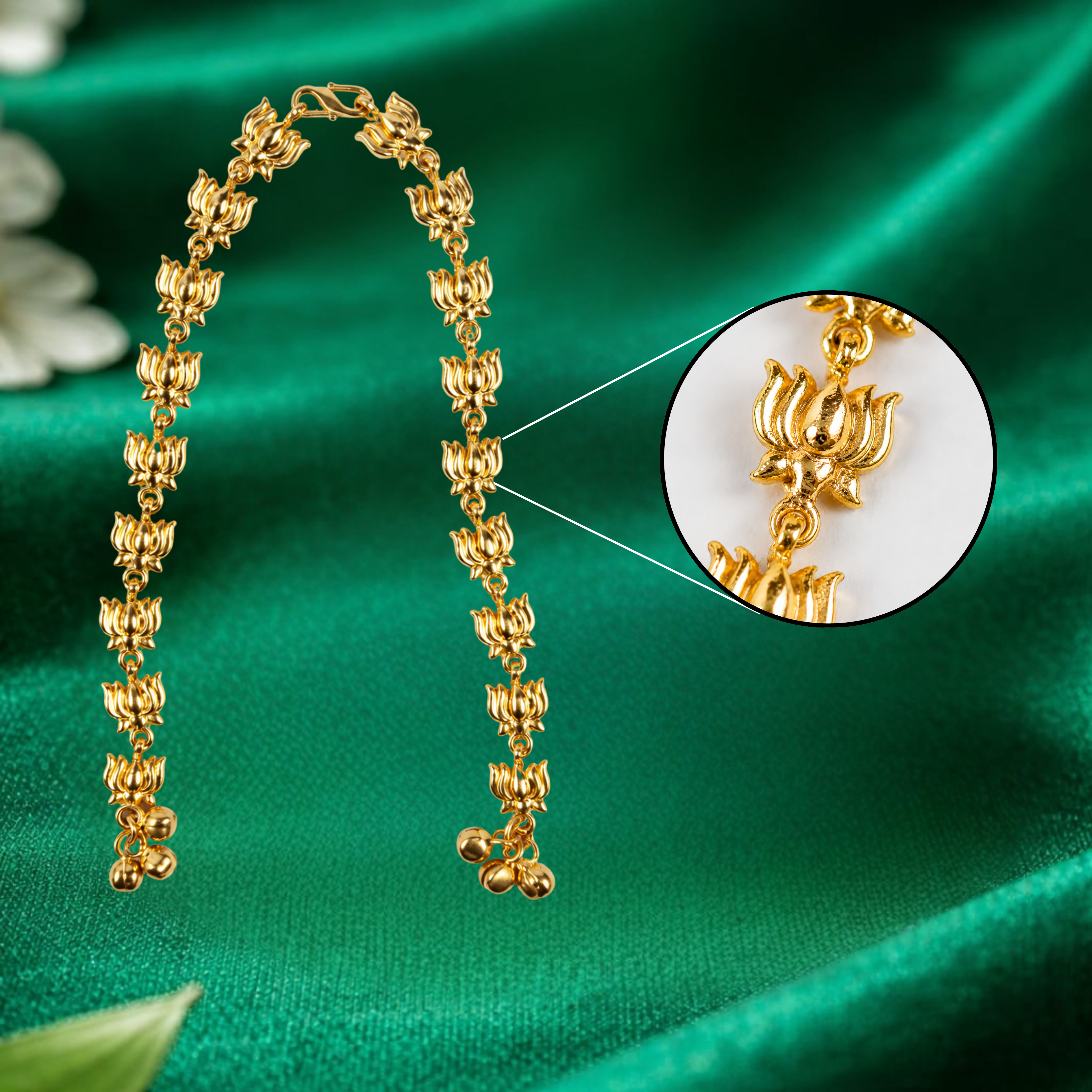 Lotus Flower Necklace With Hook