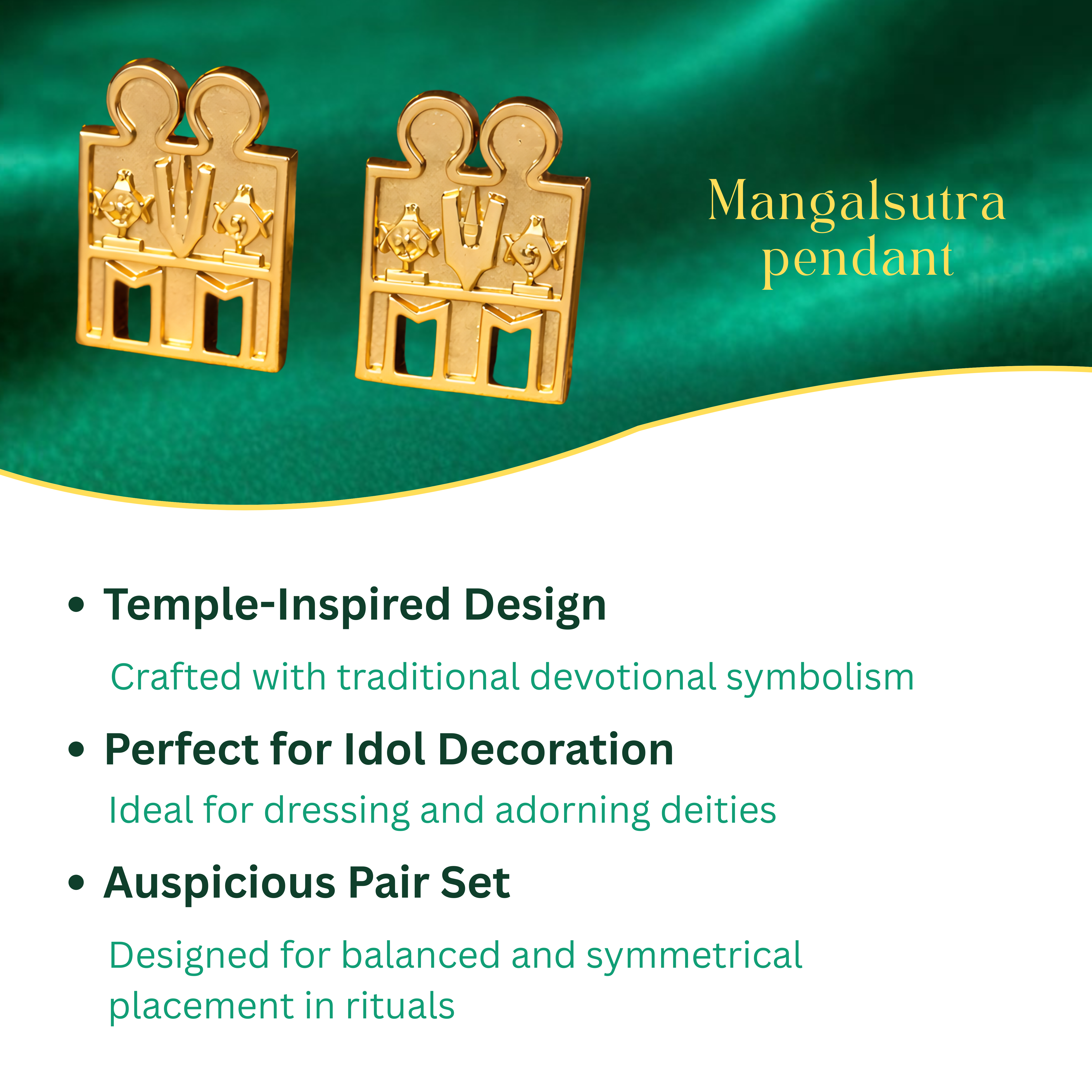 Mangalsutra Pendant (Thirumangalyam - Thaali)