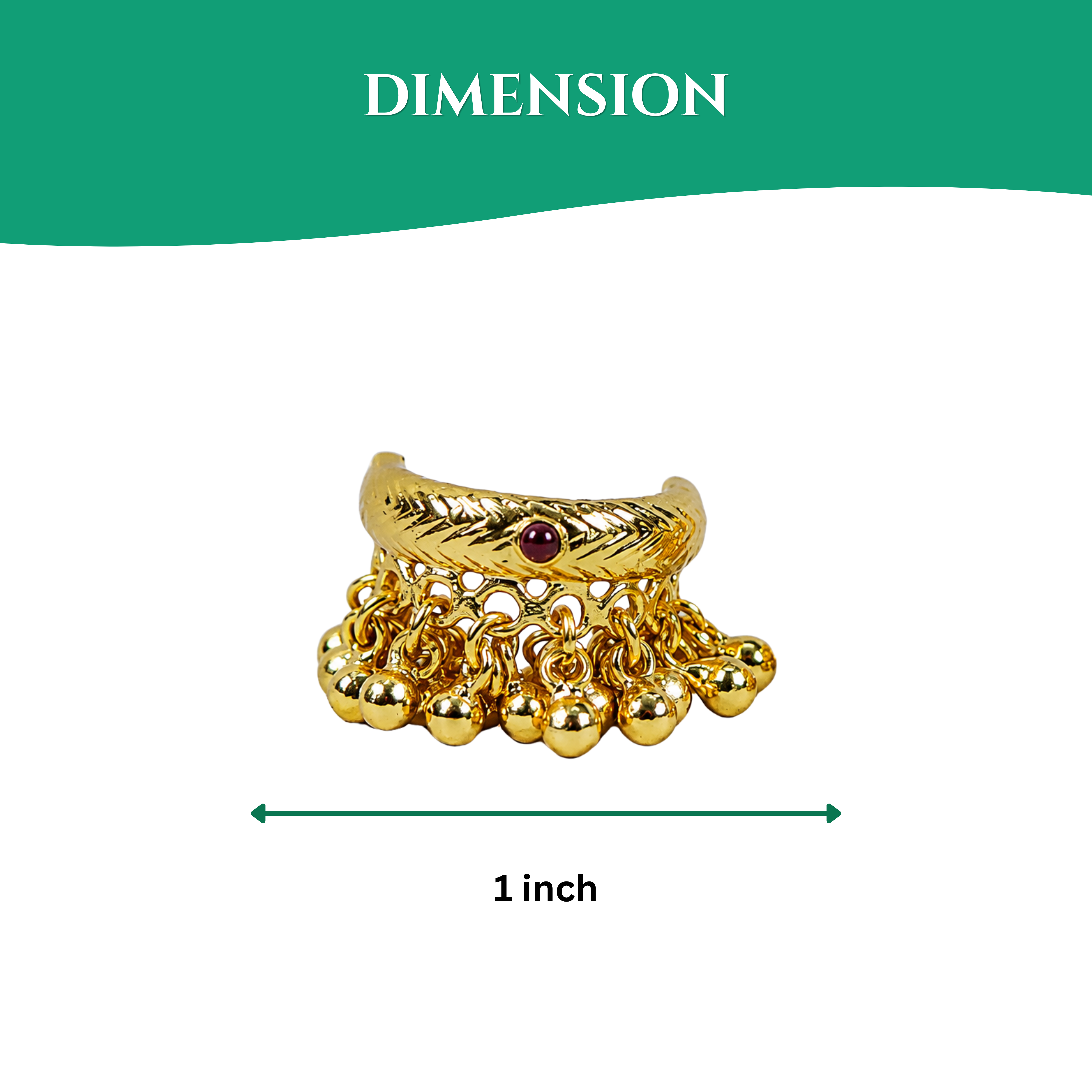 Miniature Anklet (Thandai) For Home Temple & Deities