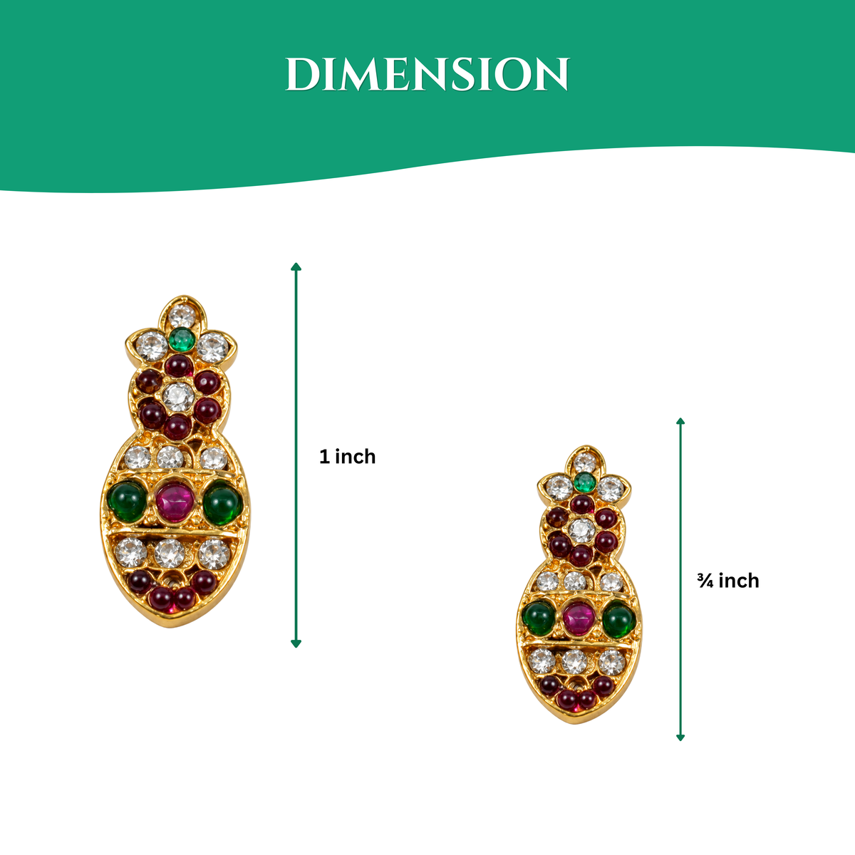 Namperumal Karnapathram / Karnakundalam (Earring) for Home Deities