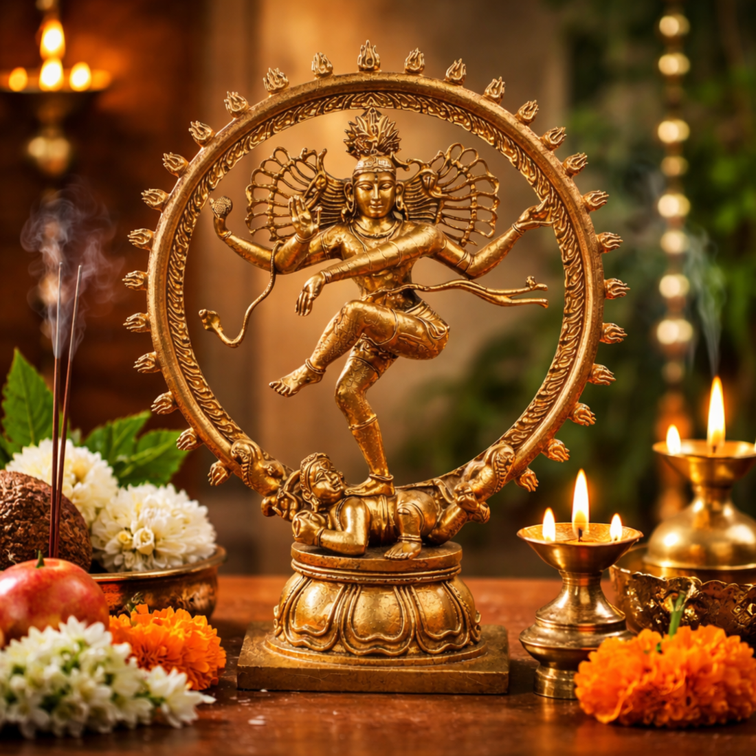 Panchaloha Natarajar (Lord of Cosmic Dance) Idol