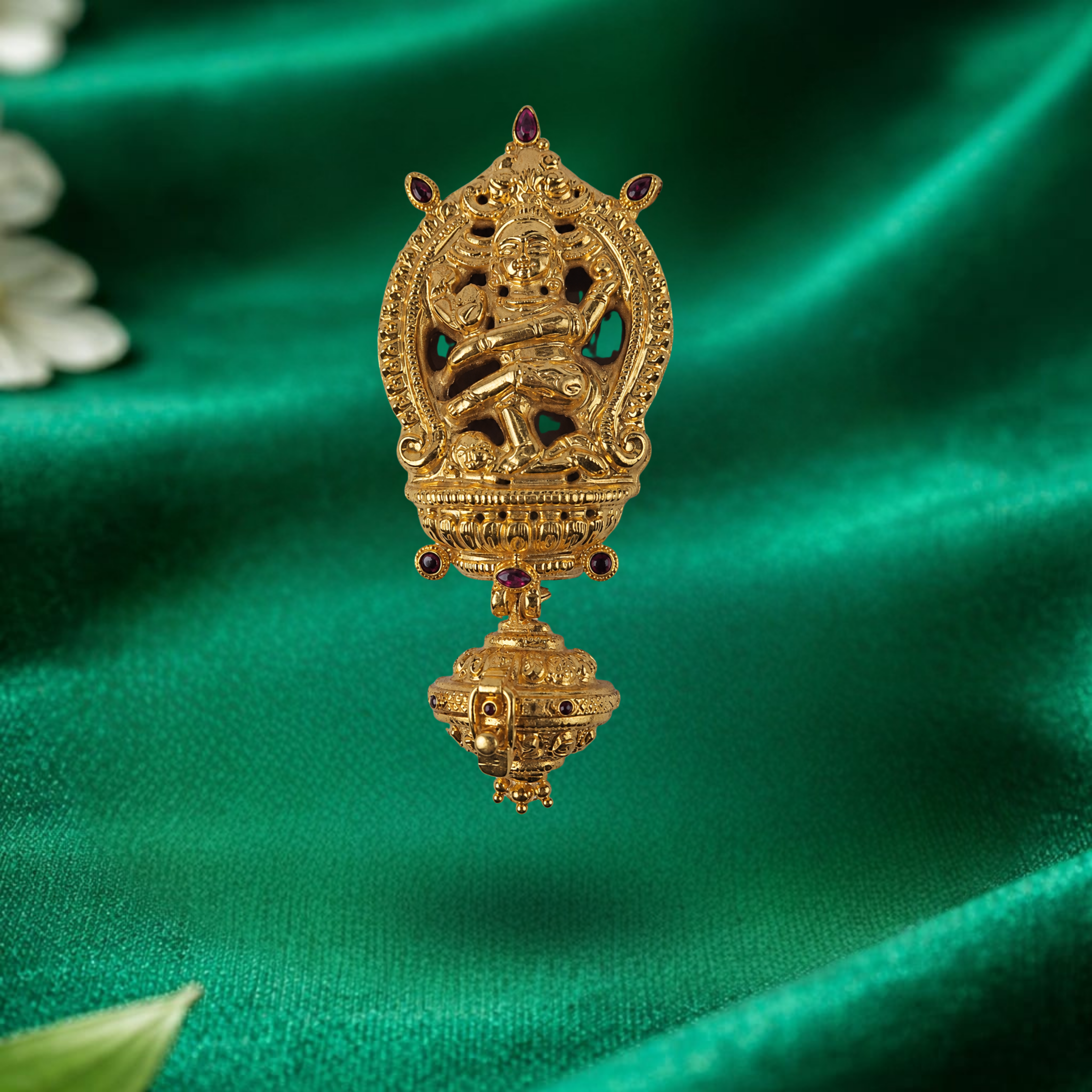 Natarajar Dollar With Sacred Magarakandi