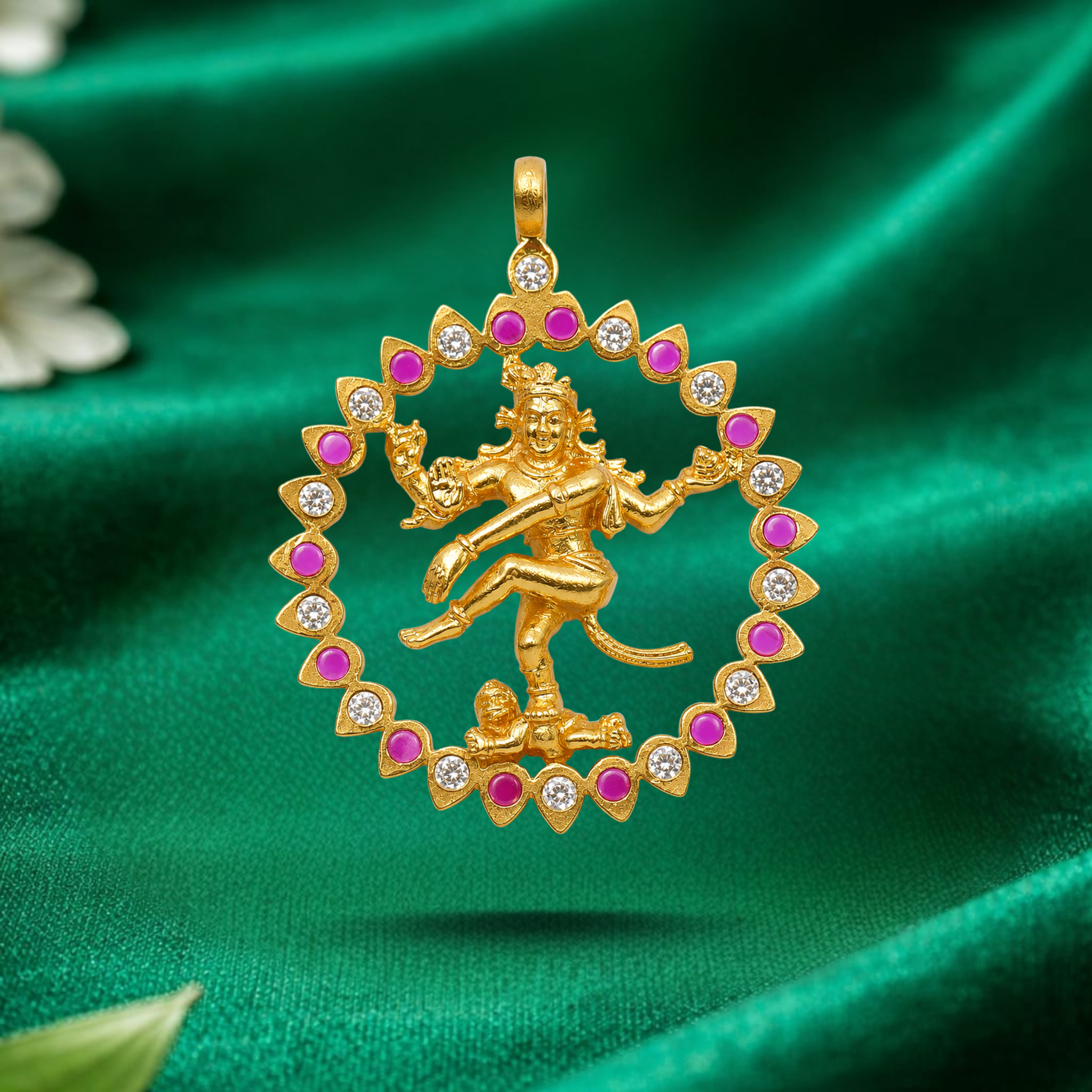 Natarajar Pendant – Panchalogam | Gold Plated