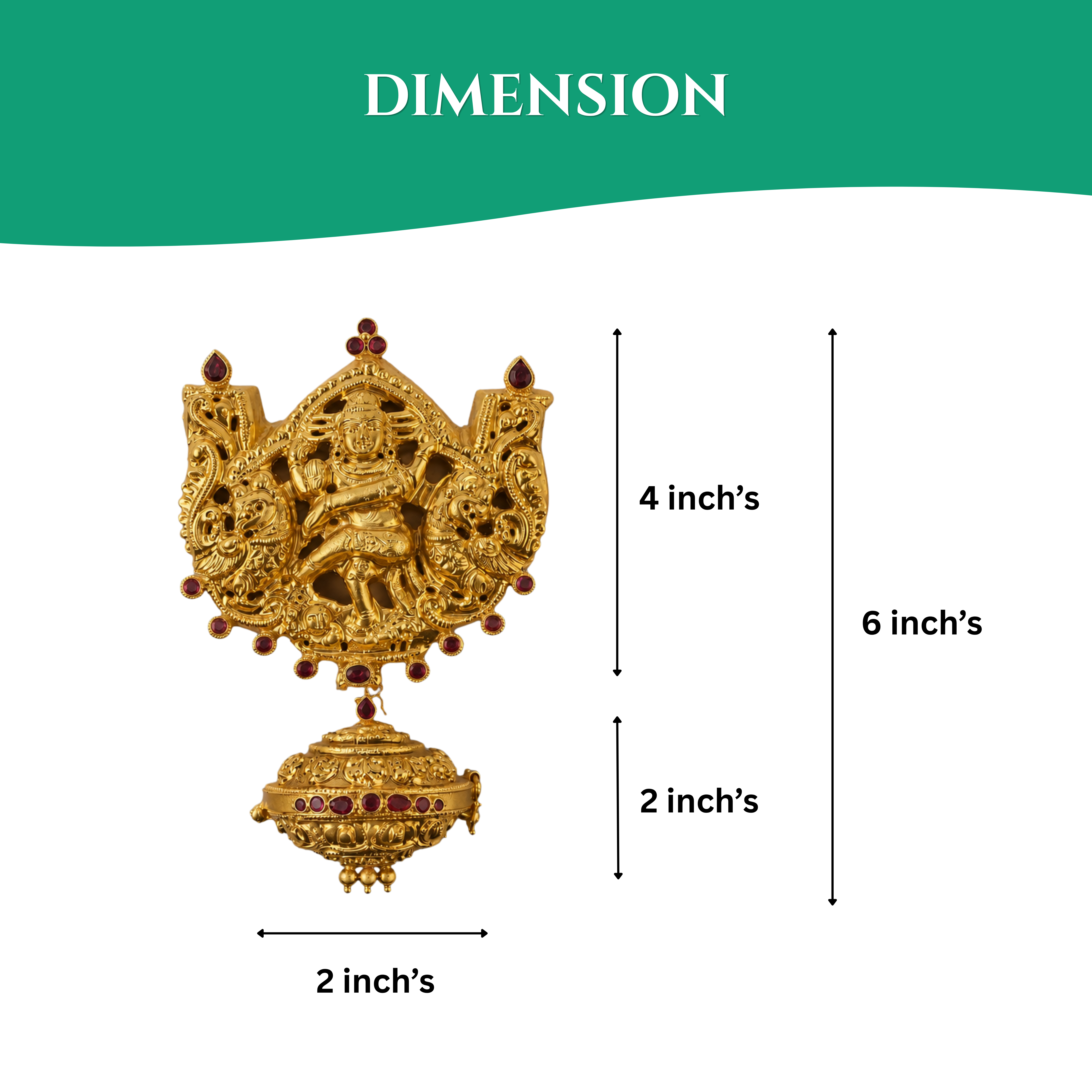 Natarajar Pendant With Magarakandi / Sivalingam Box