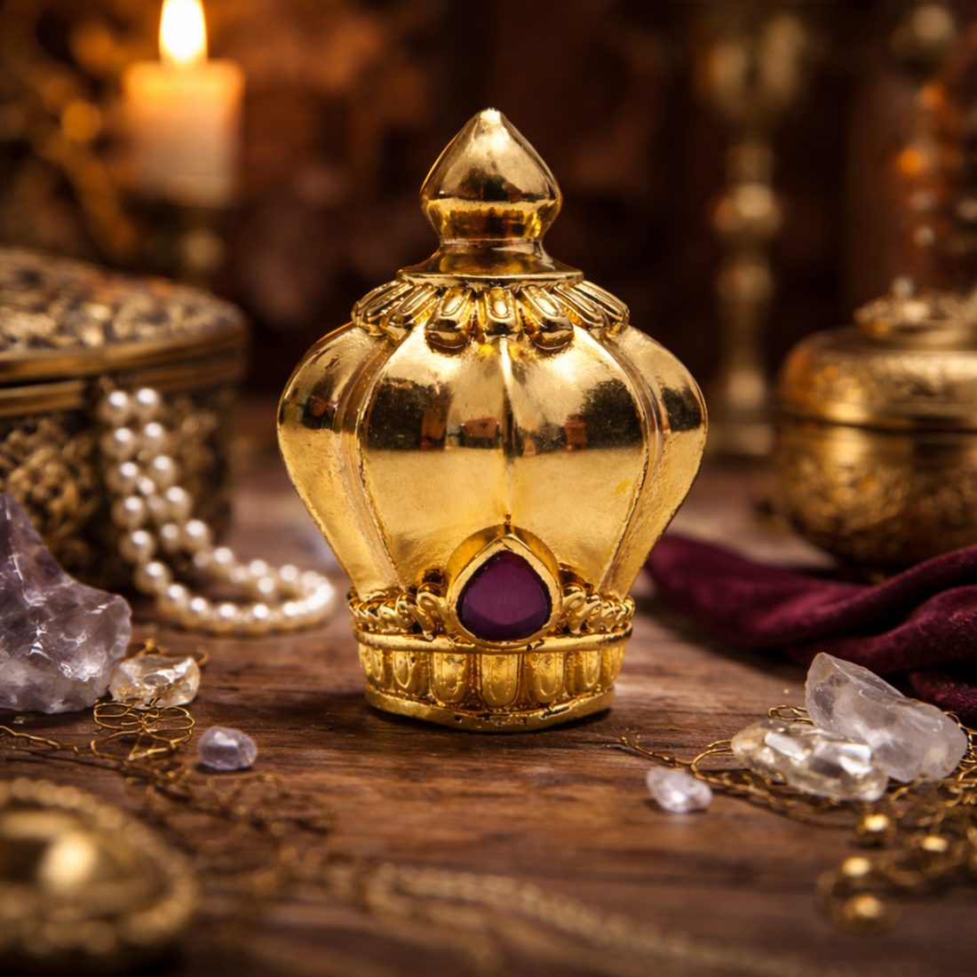 Oval Shape Divine Crown
