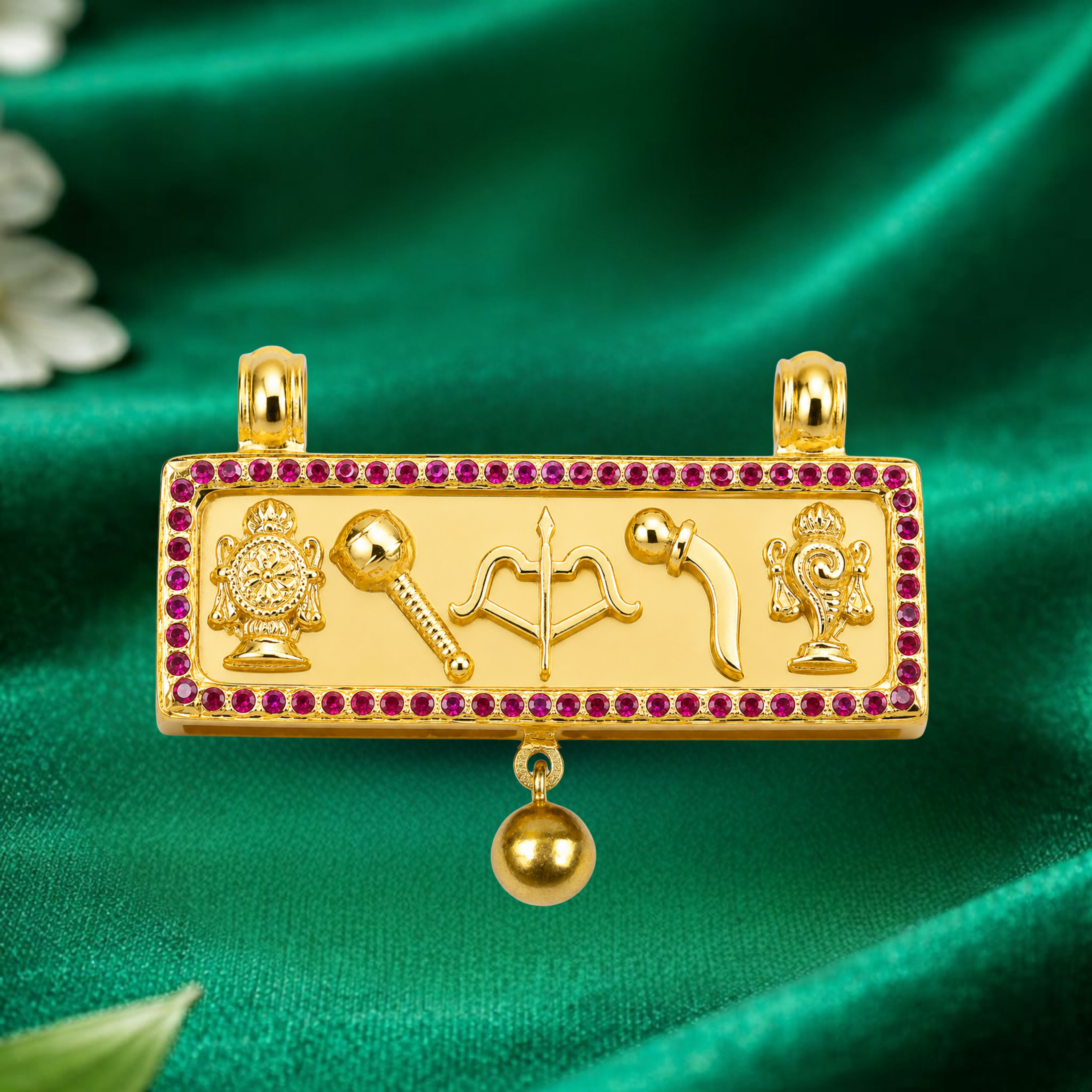 Panchayutham Pendant – Five Divine Weapons of Perumaal