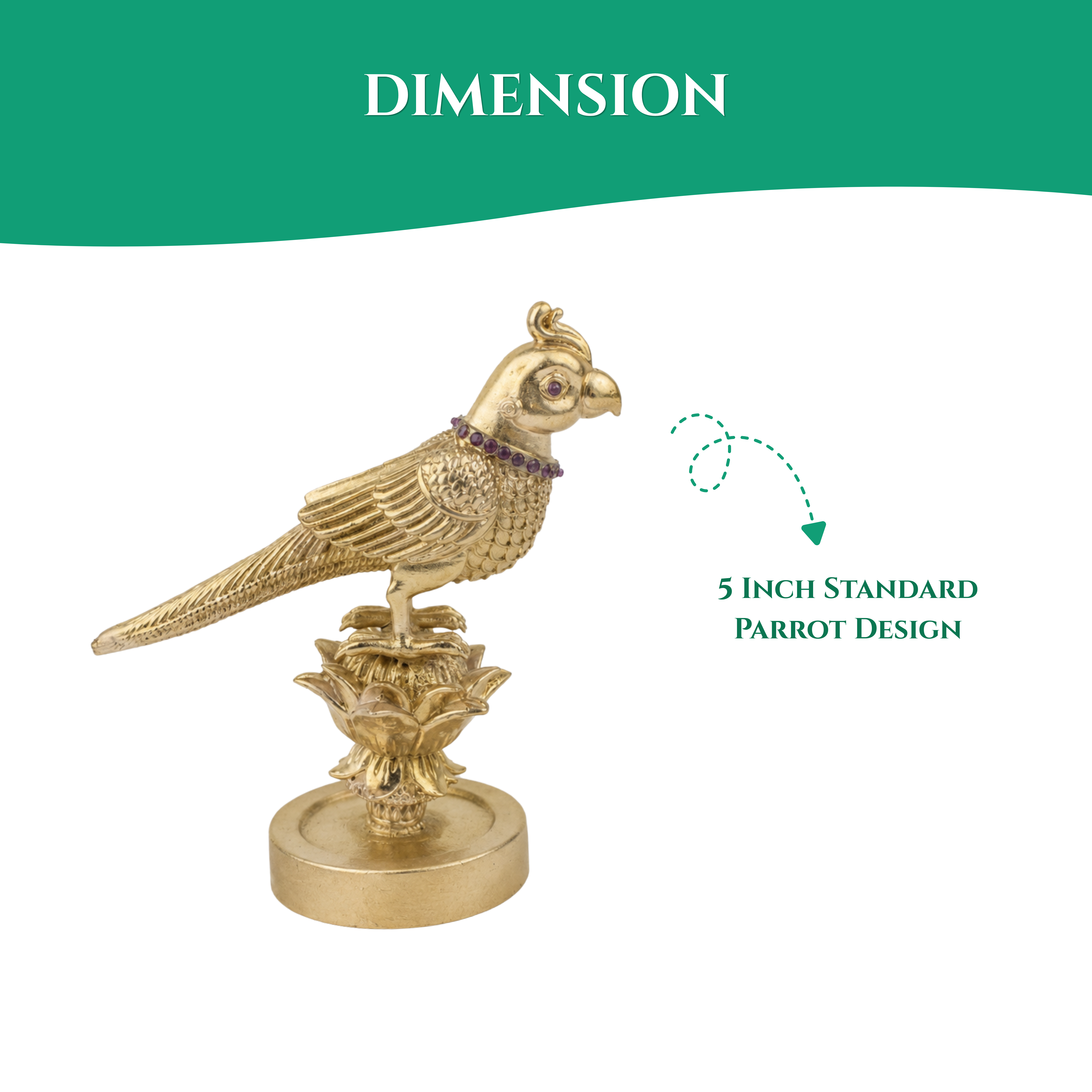 Standard Set Of Parrots For Pooja Mandapam