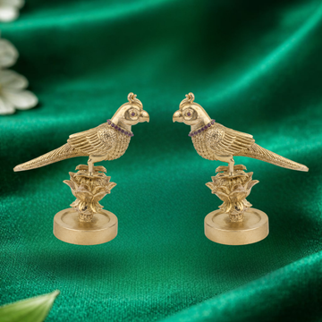 Standard Set Of Parrots For Pooja Mandapam