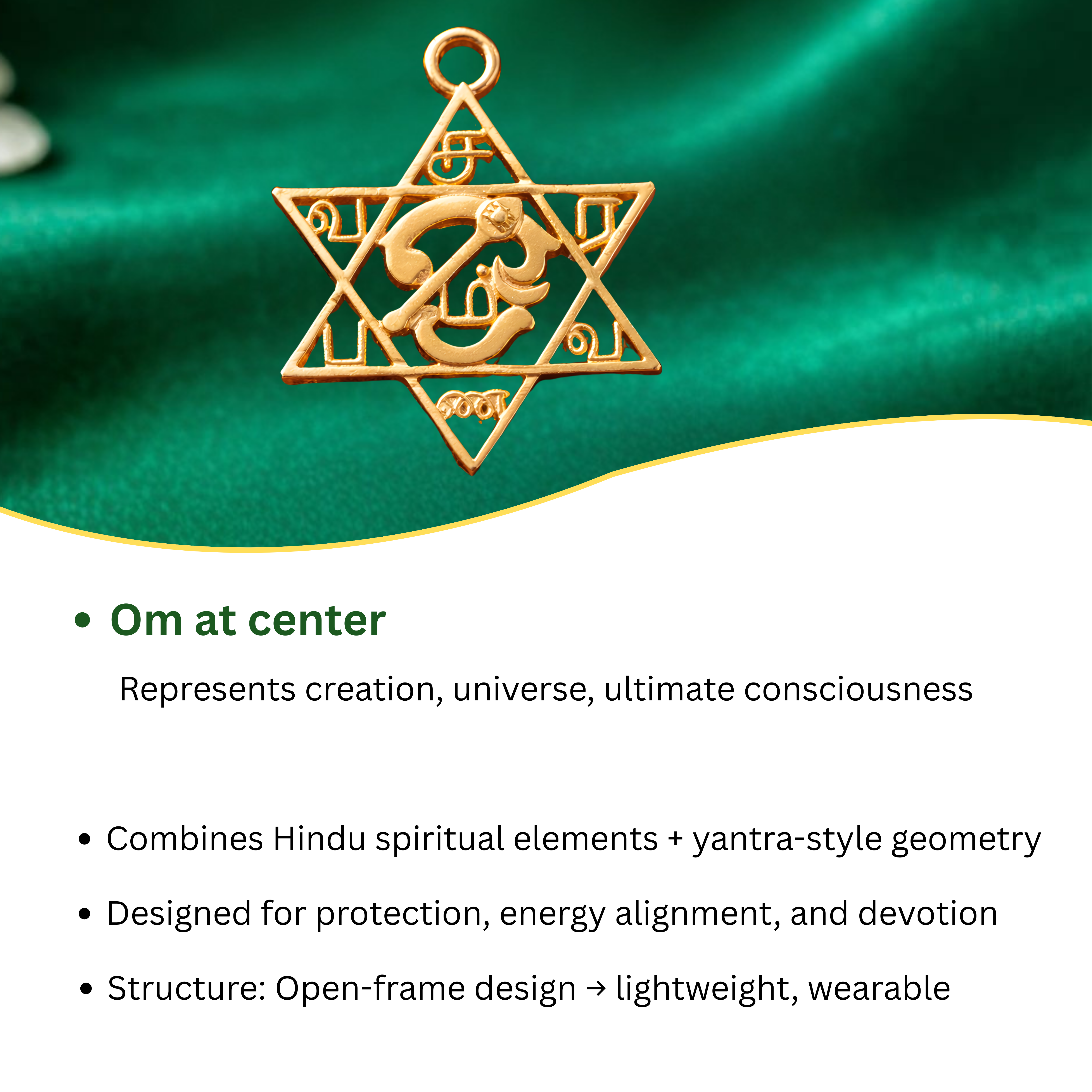 Ohm Saravanabhava Pendant