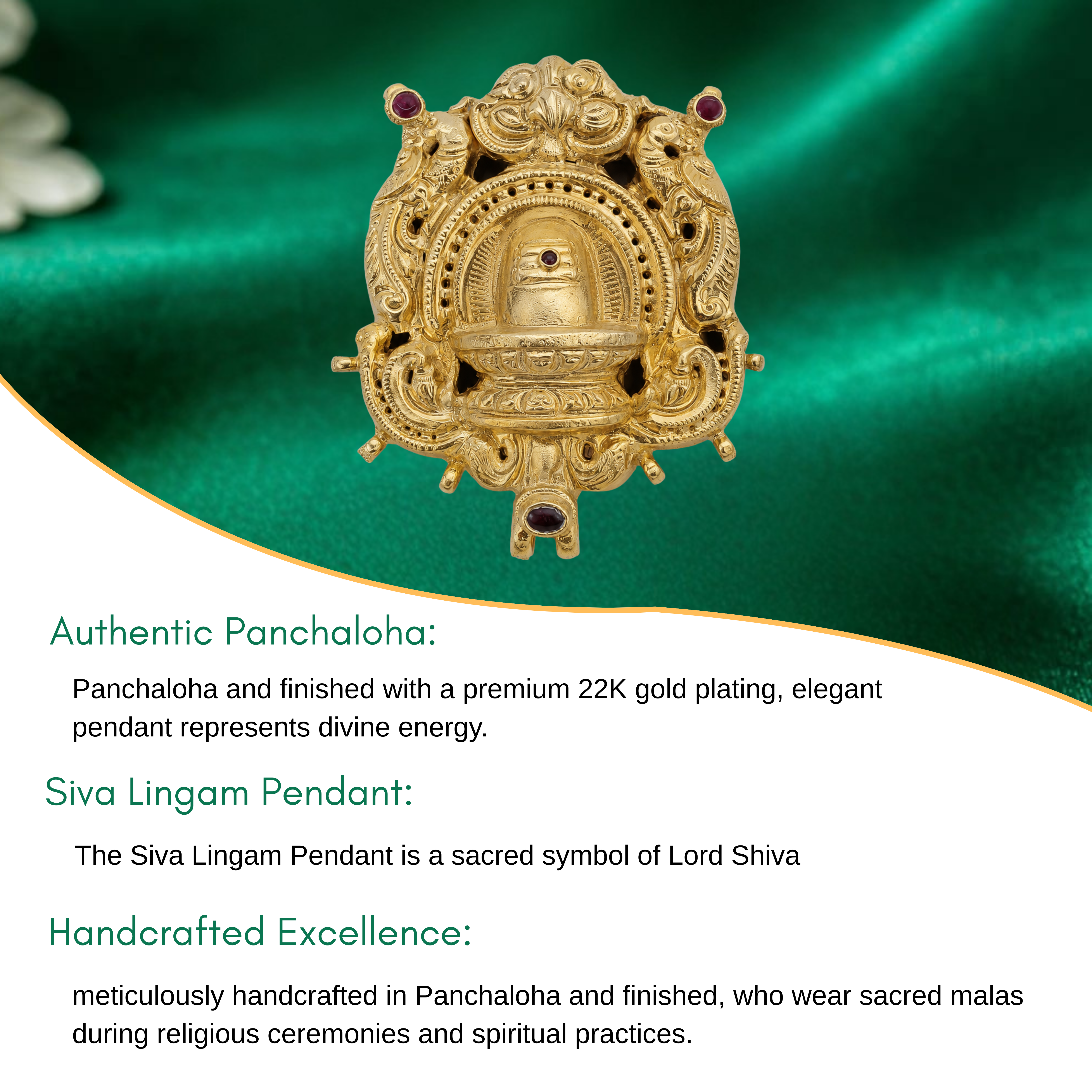 Siva Lingam Pendant