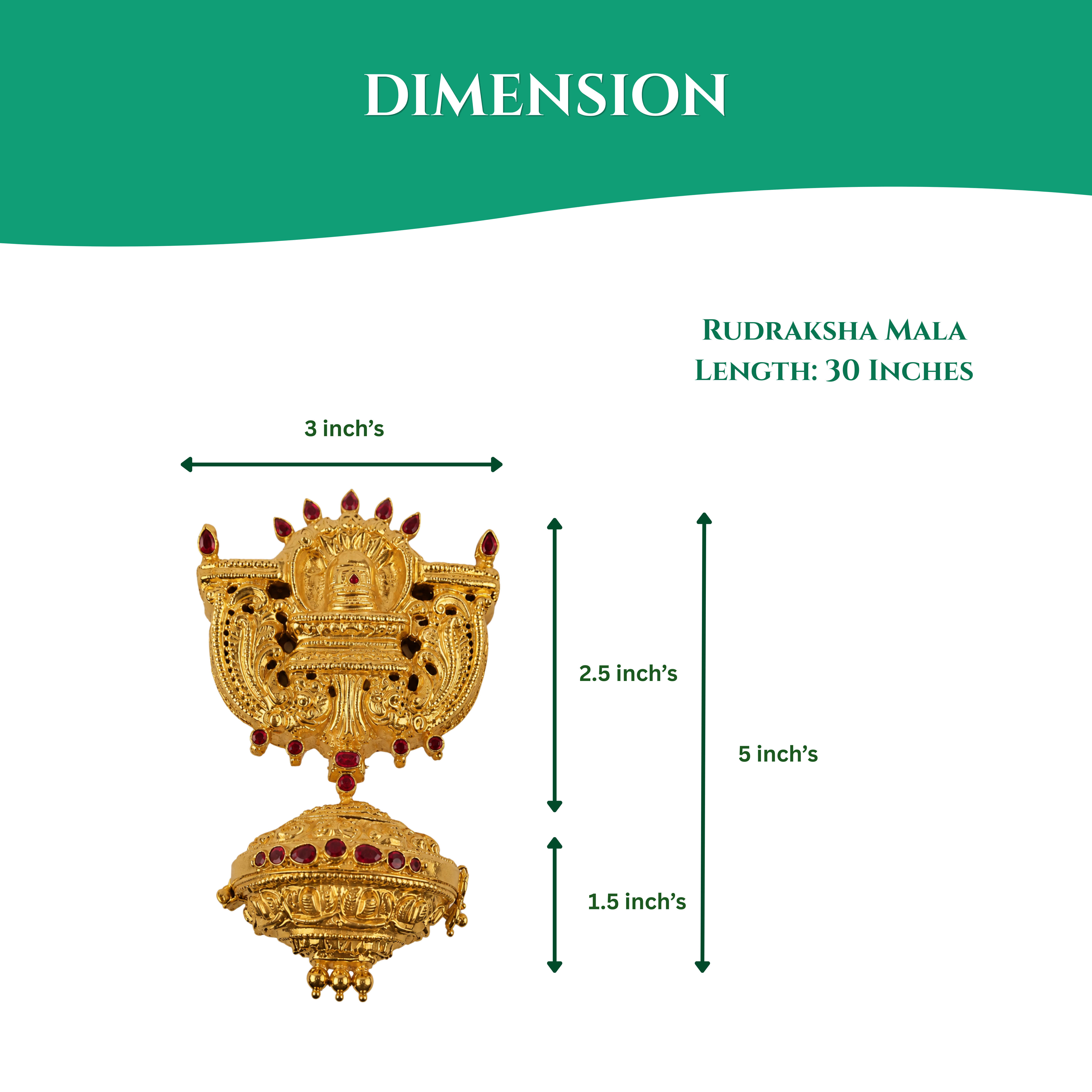 Siva Lingam Rudraksha Mala With Sacred Magarakandi Box