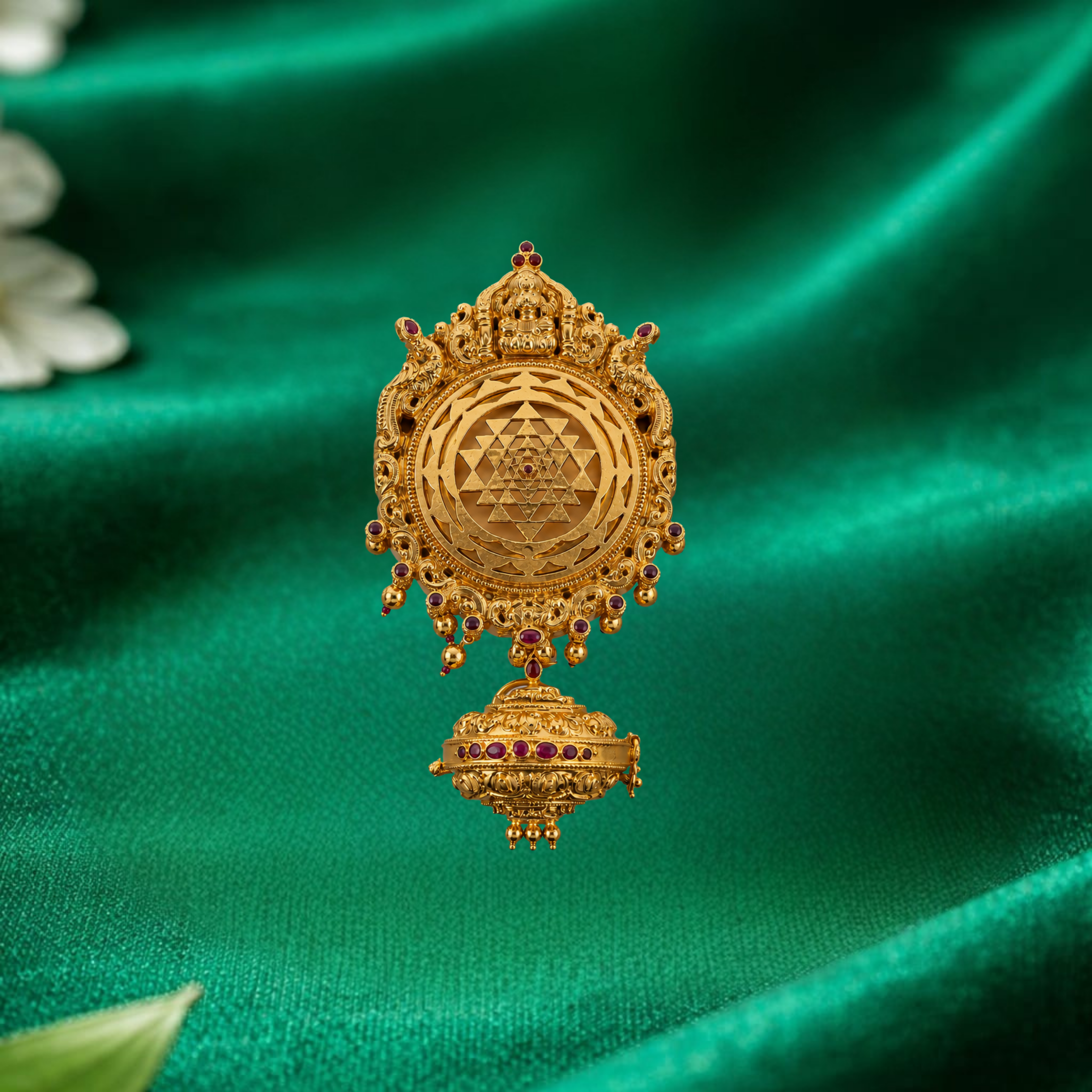 Sri Chakra Dollar With Magarakandi Box