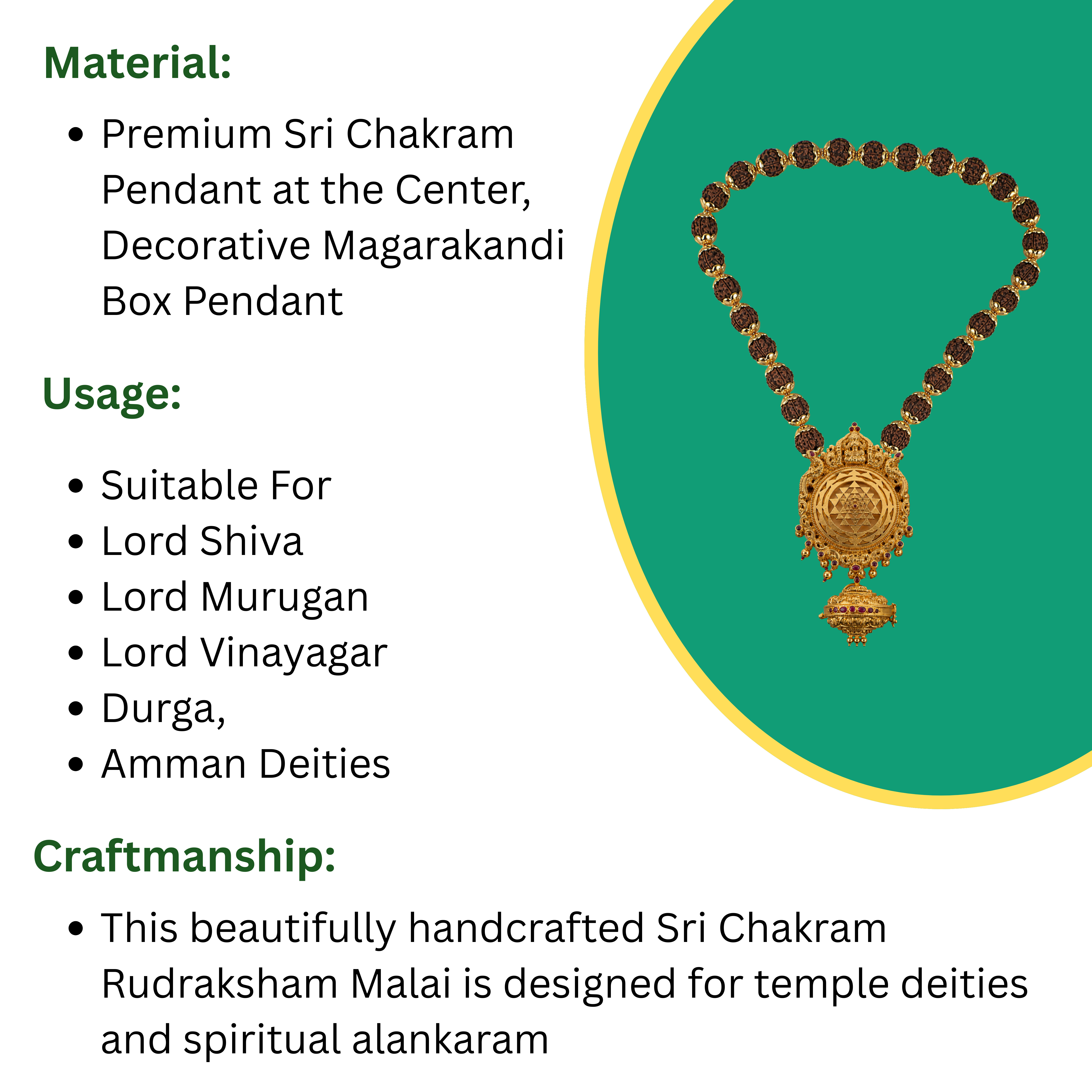 Sri Chakram Rudraksham Maalai
