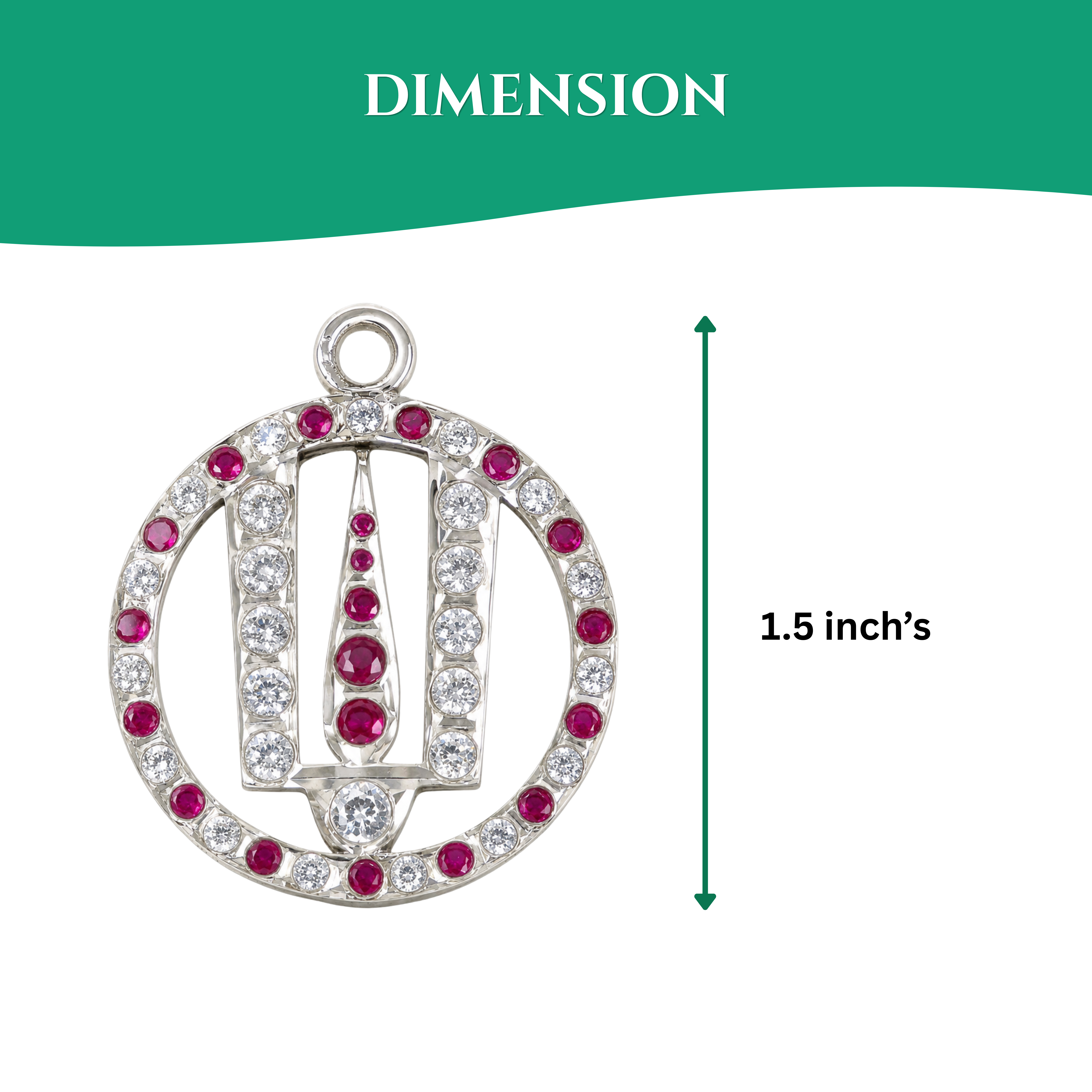 Thiruman Pendant – 92% Pure Silver