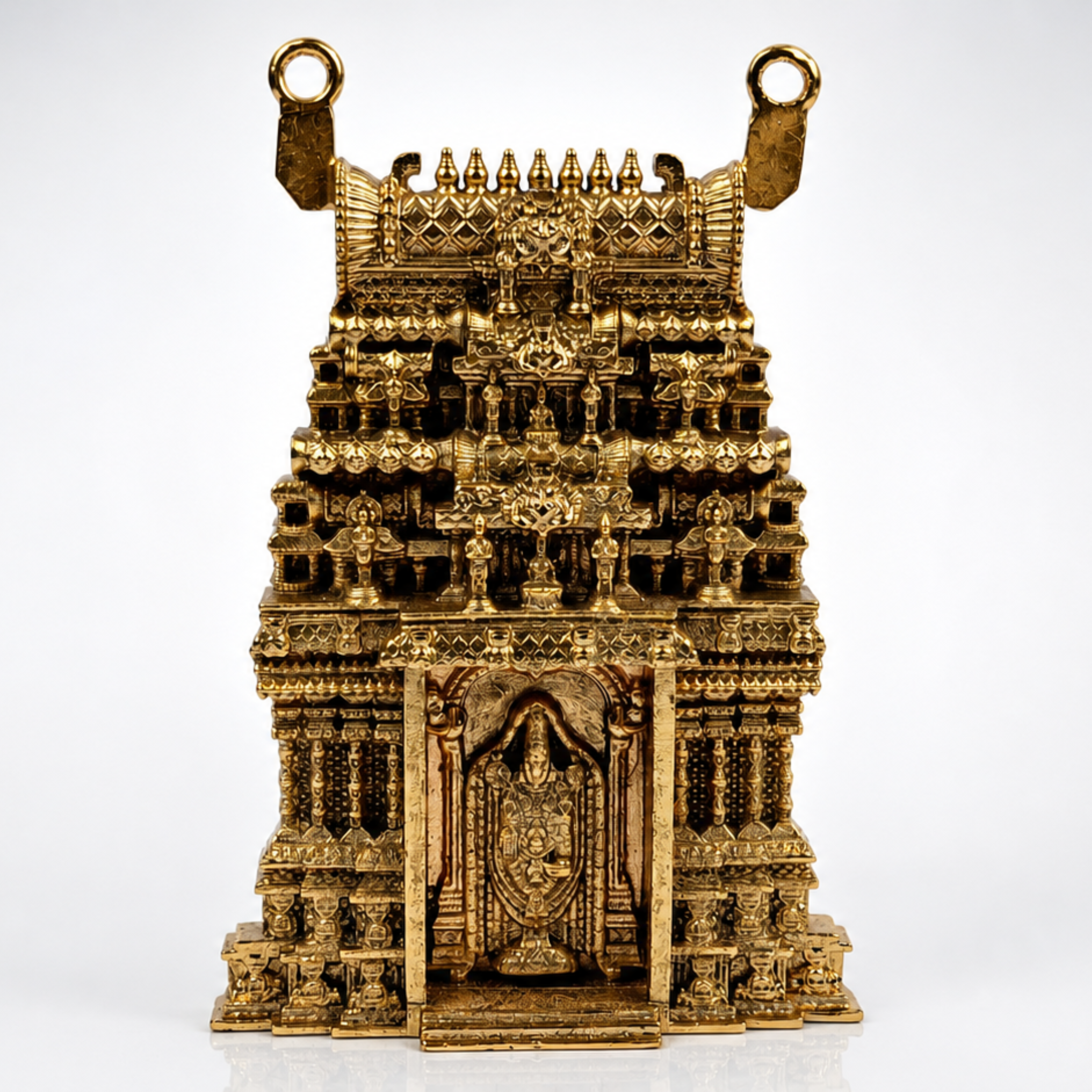 Tirupati Balaji With Gopuram Pendant