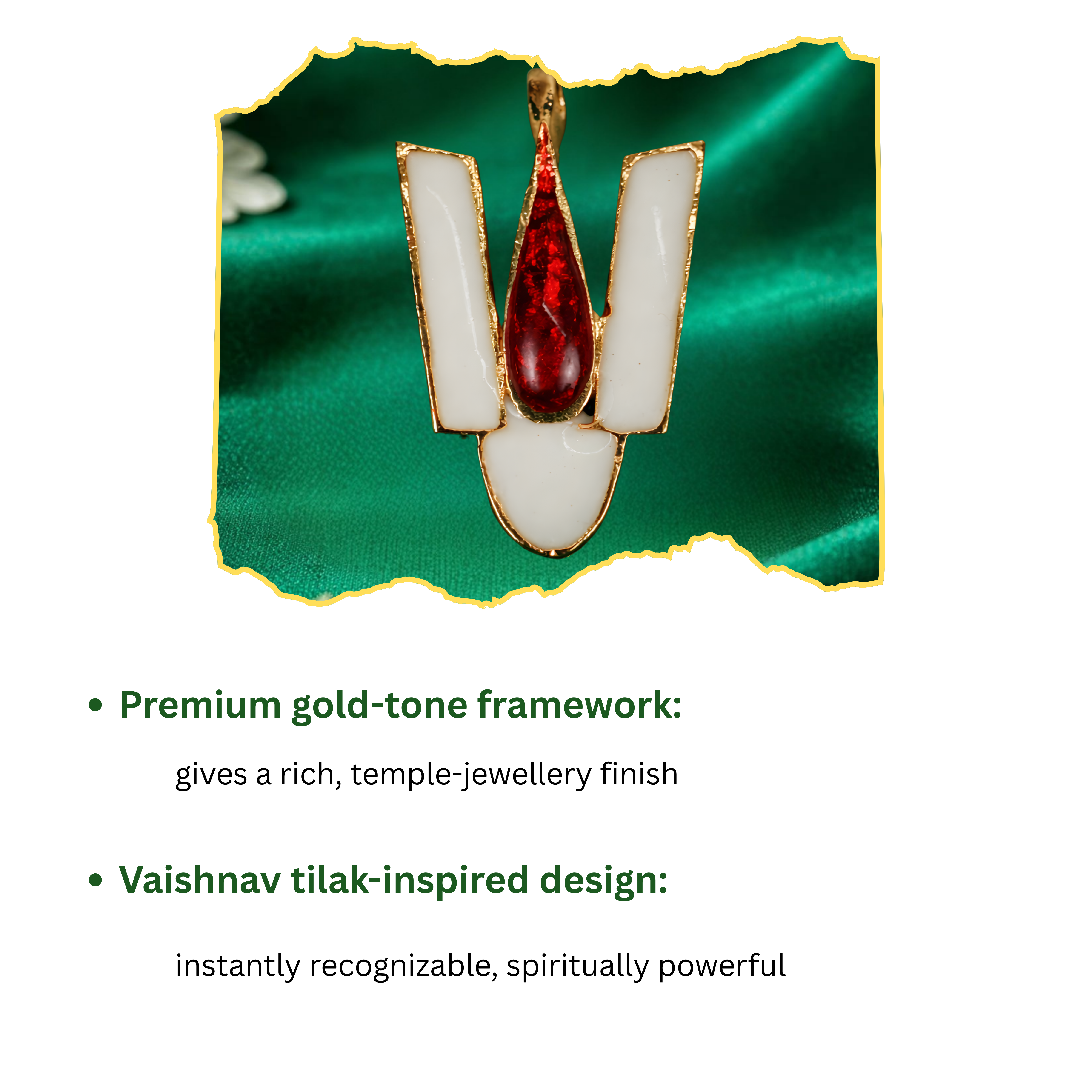Thiruman - Srinivasa Naamam (Vaishnav Tilak Pendant)