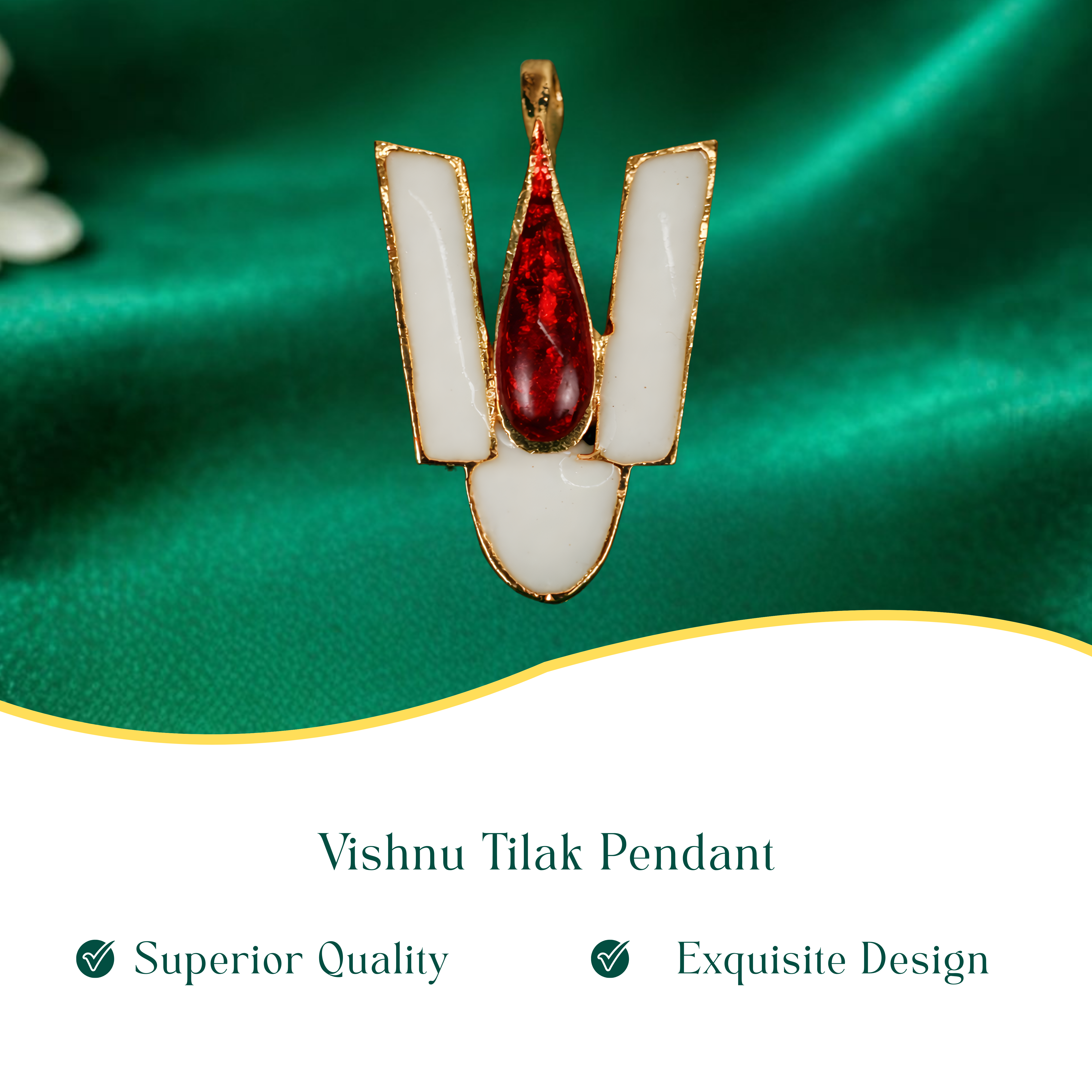 Thiruman - Srinivasa Naamam (Vaishnav Tilak Pendant)