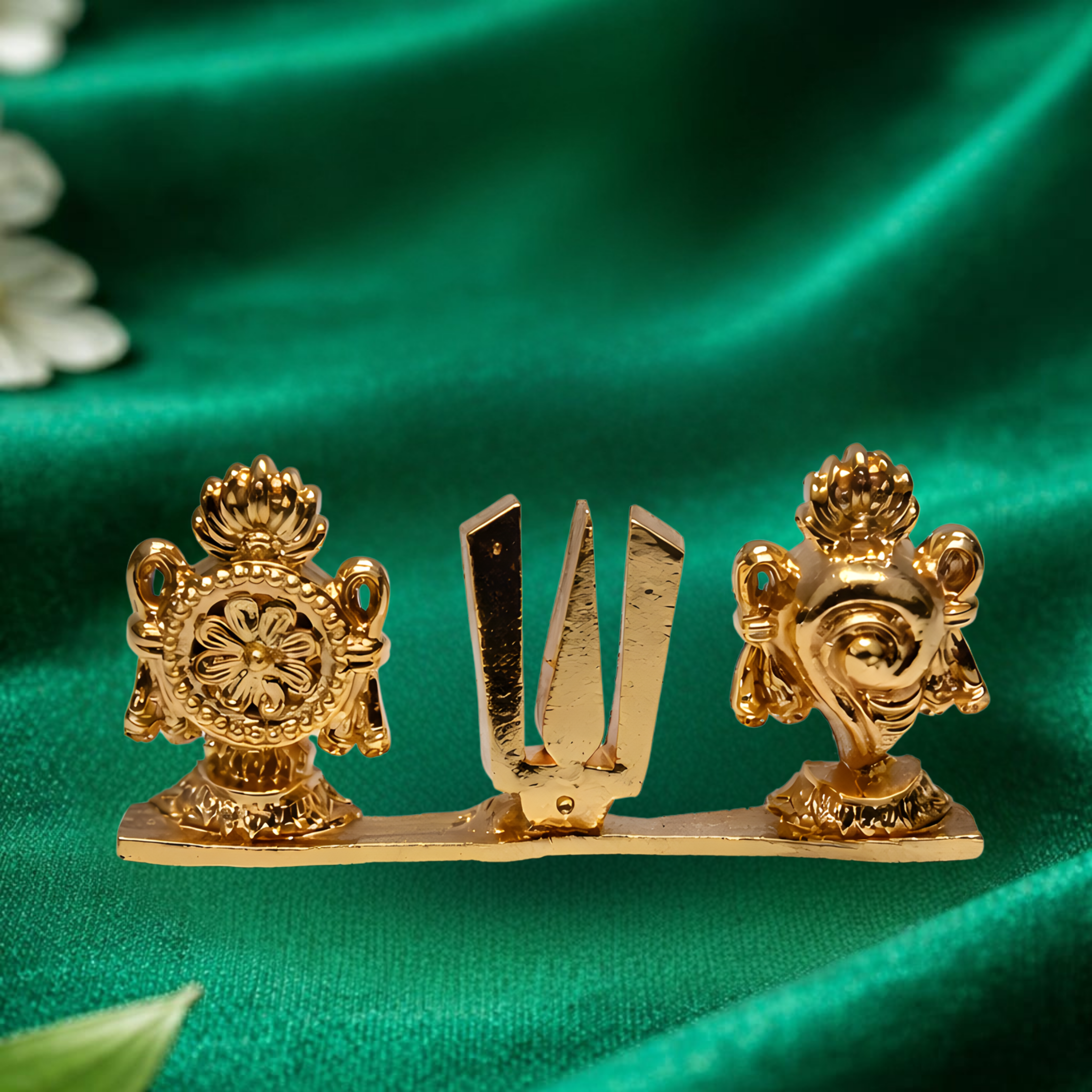Vishnu Naamam, Sangu and Chakram (Vaishnav Symbols) Pendant